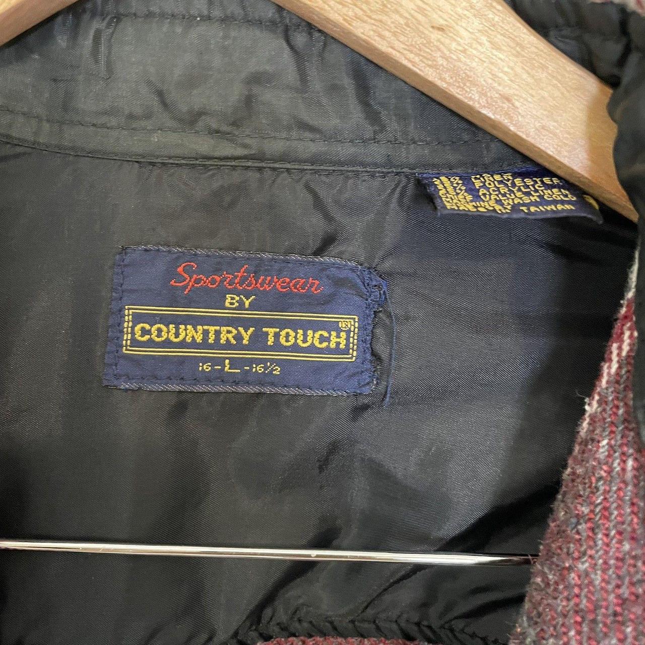 Source Unknown Men's Shacket Jacket - Red/Grey - … - image 3