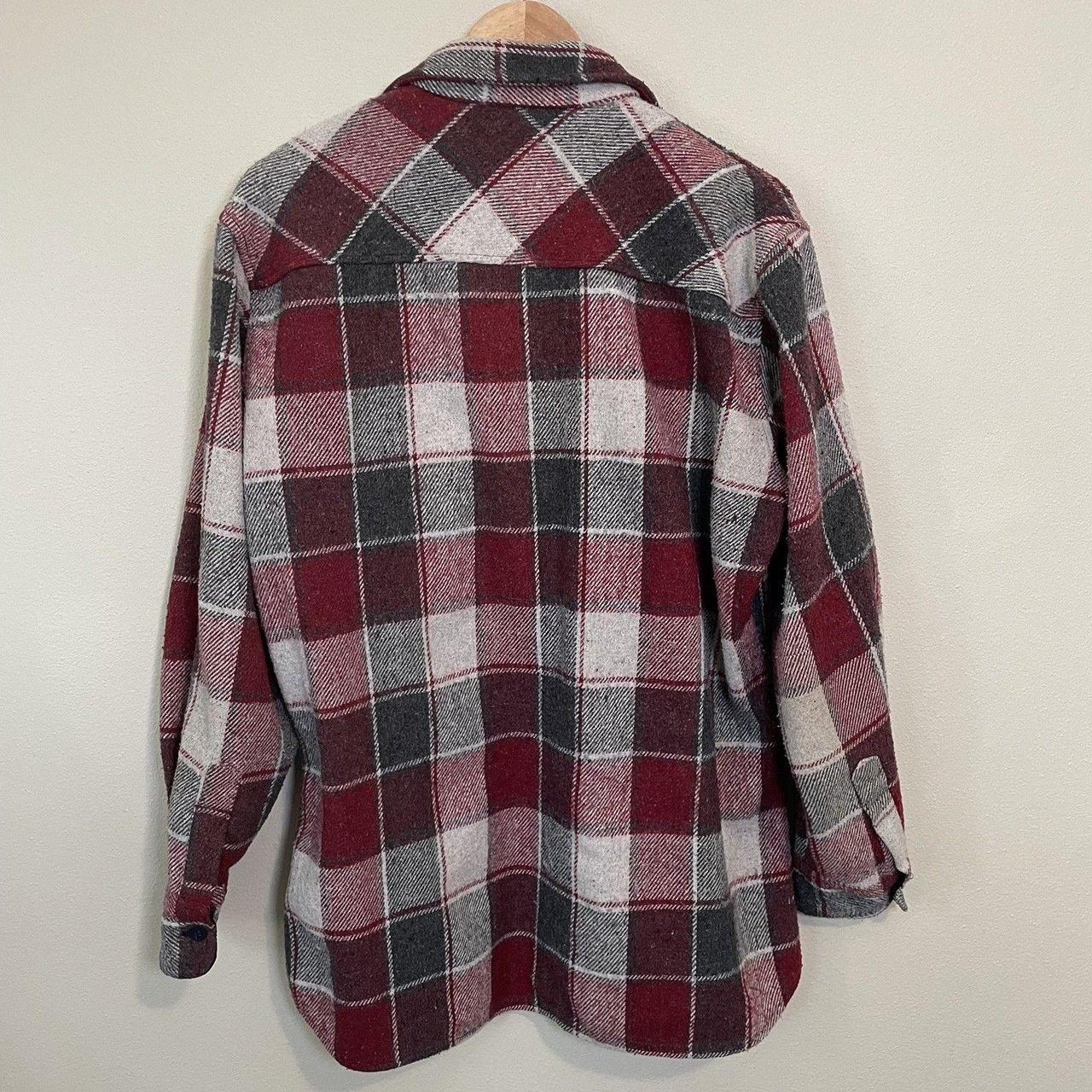 Source Unknown Men's Shacket Jacket - Red/Grey - … - image 6