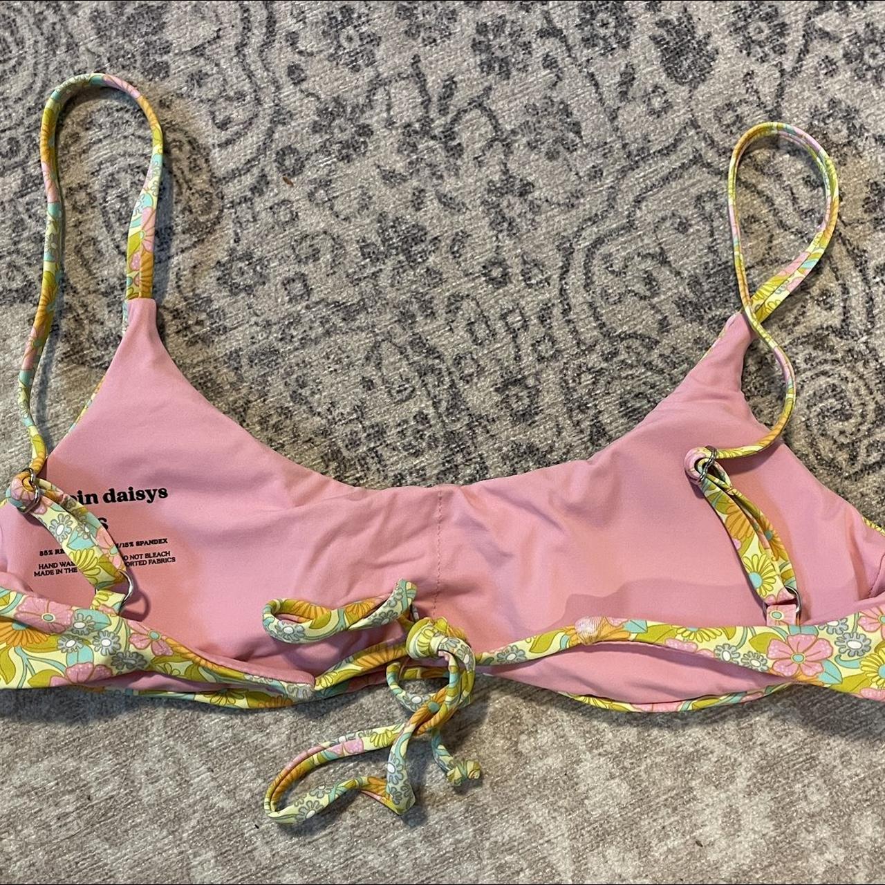 Dippin' Daisy's Women's Pink and Yellow Bikinis-and-tankini-sets | Depop