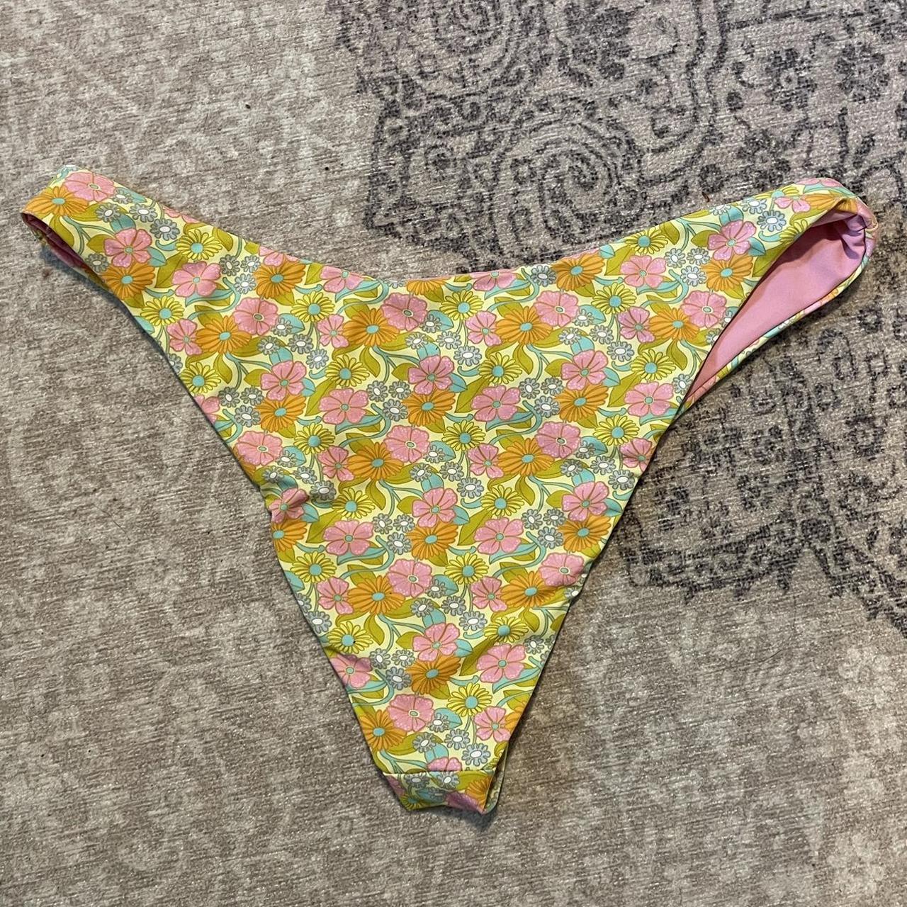 Dippin' Daisy's Women's Pink and Yellow Bikinis-and-tankini-sets | Depop