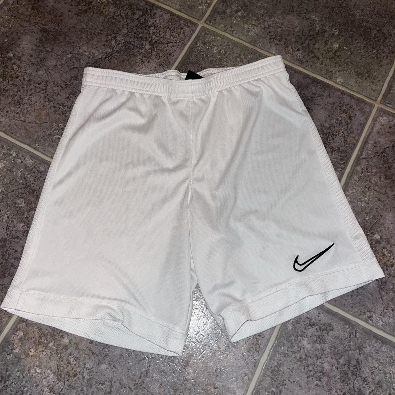 size men’s small white Nike shorts. kind of see... - Depop