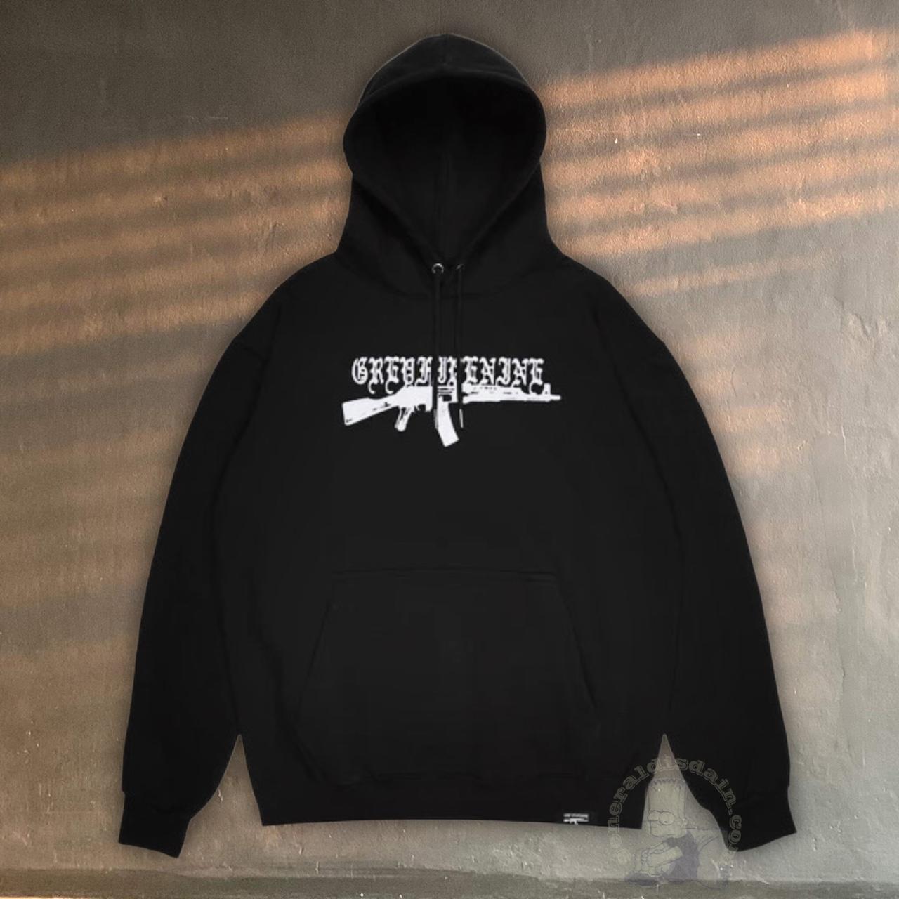 $uicideboy$ G59 AK RAZOR HOODIE BLACK... - Depop