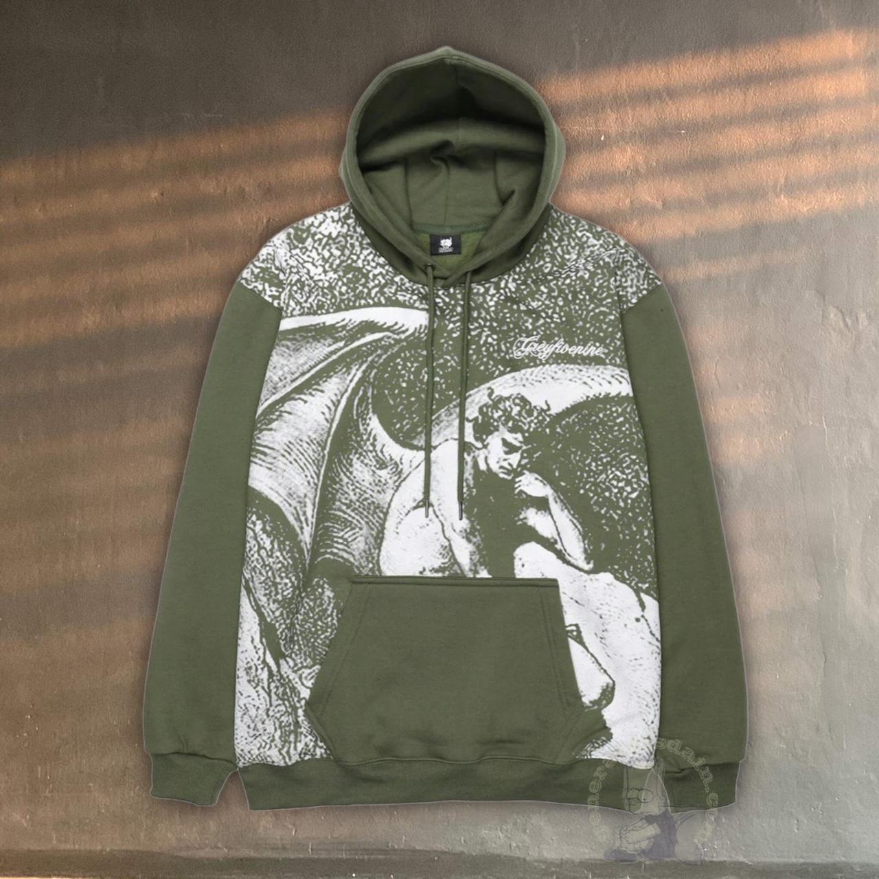 $uicideboy$ G59 INFERNO hoodie green gargoyle... - Depop