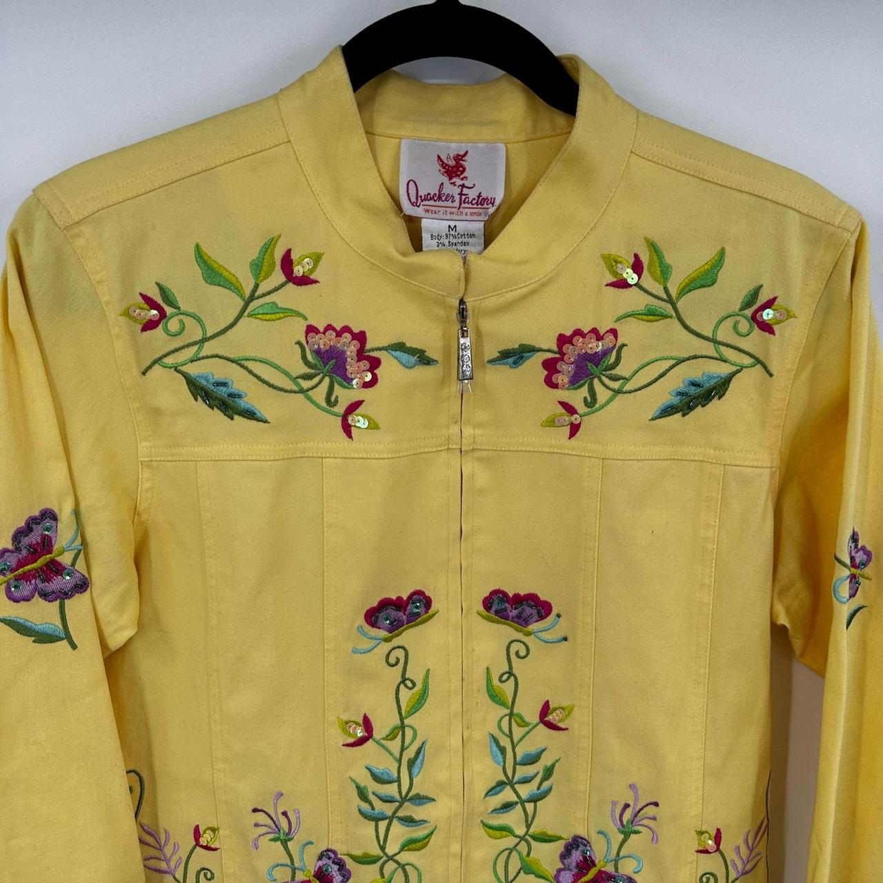 Quacker Factory Women's Lightweight Jacket - Yell… - image 2