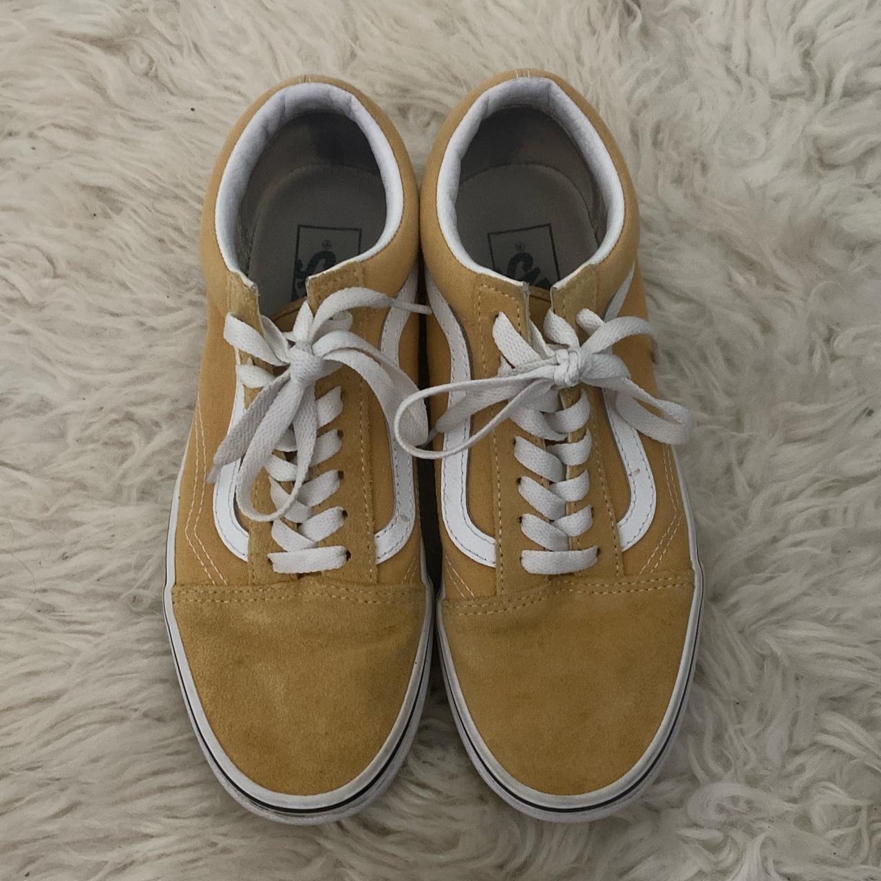 yellow old skool vans Men’s 6.0 Women’s 7.5 - Depop