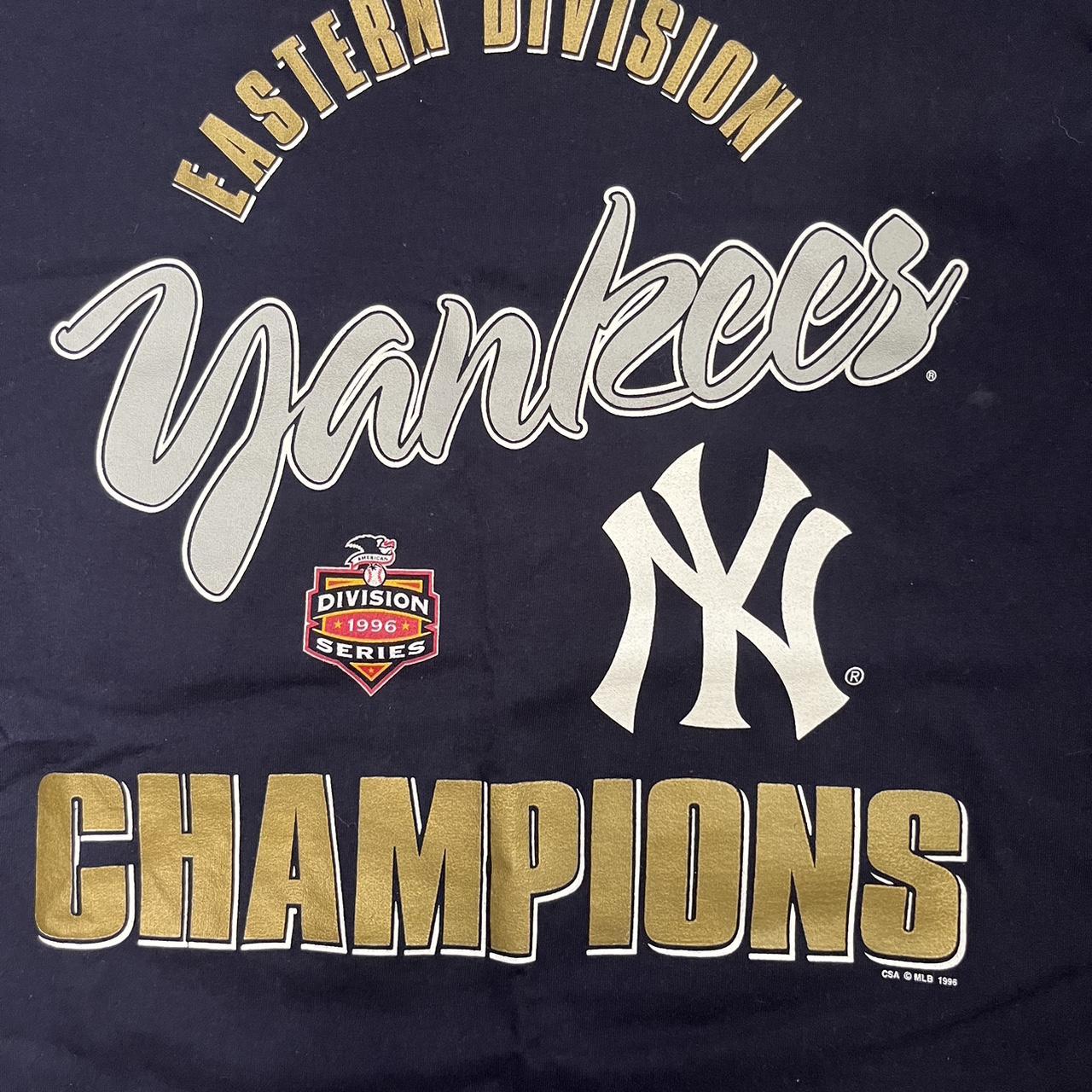 vintage 1996 yankees gray championship - Depop