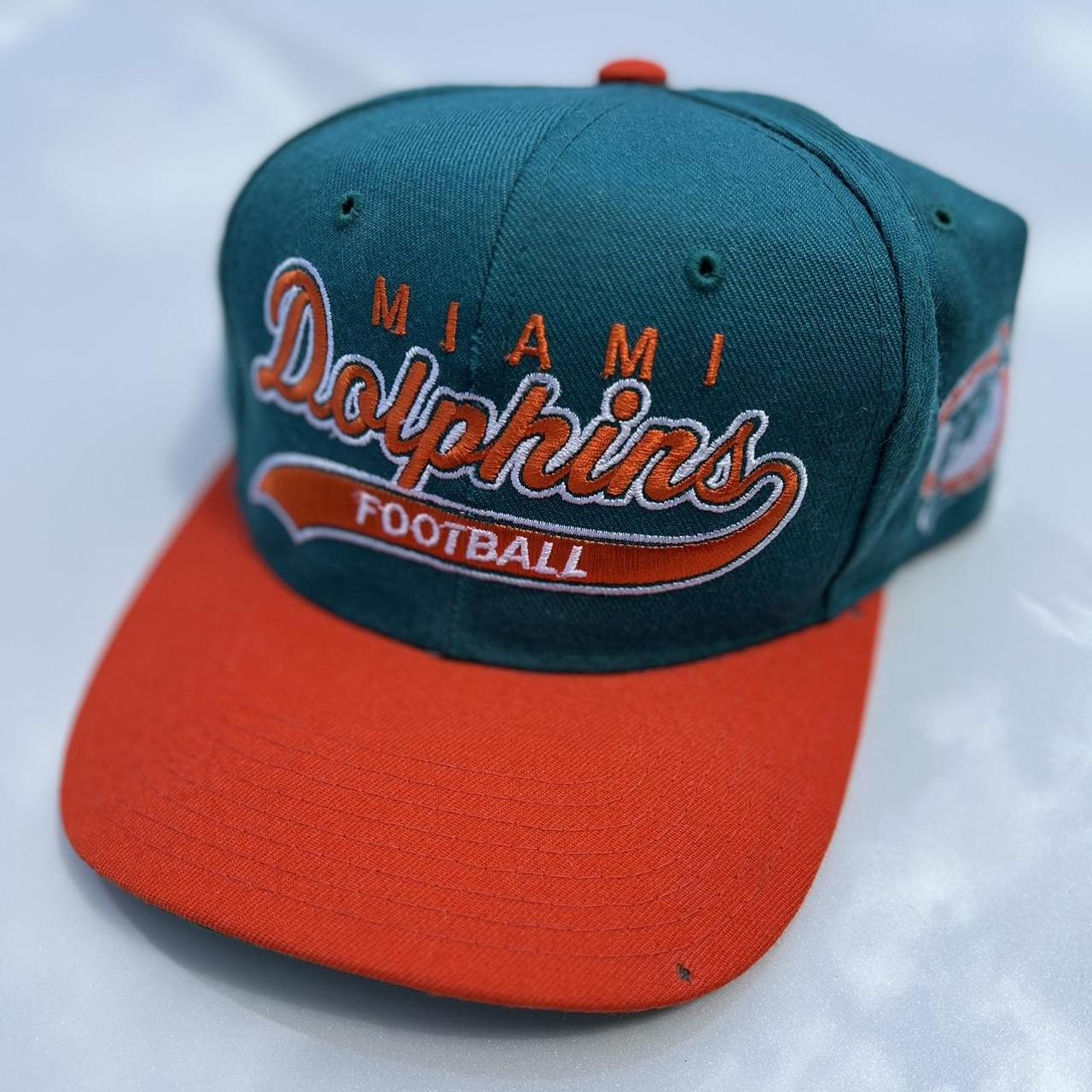 Vintage Miami Dolphins Apex One Snapback Hat Cap - Depop