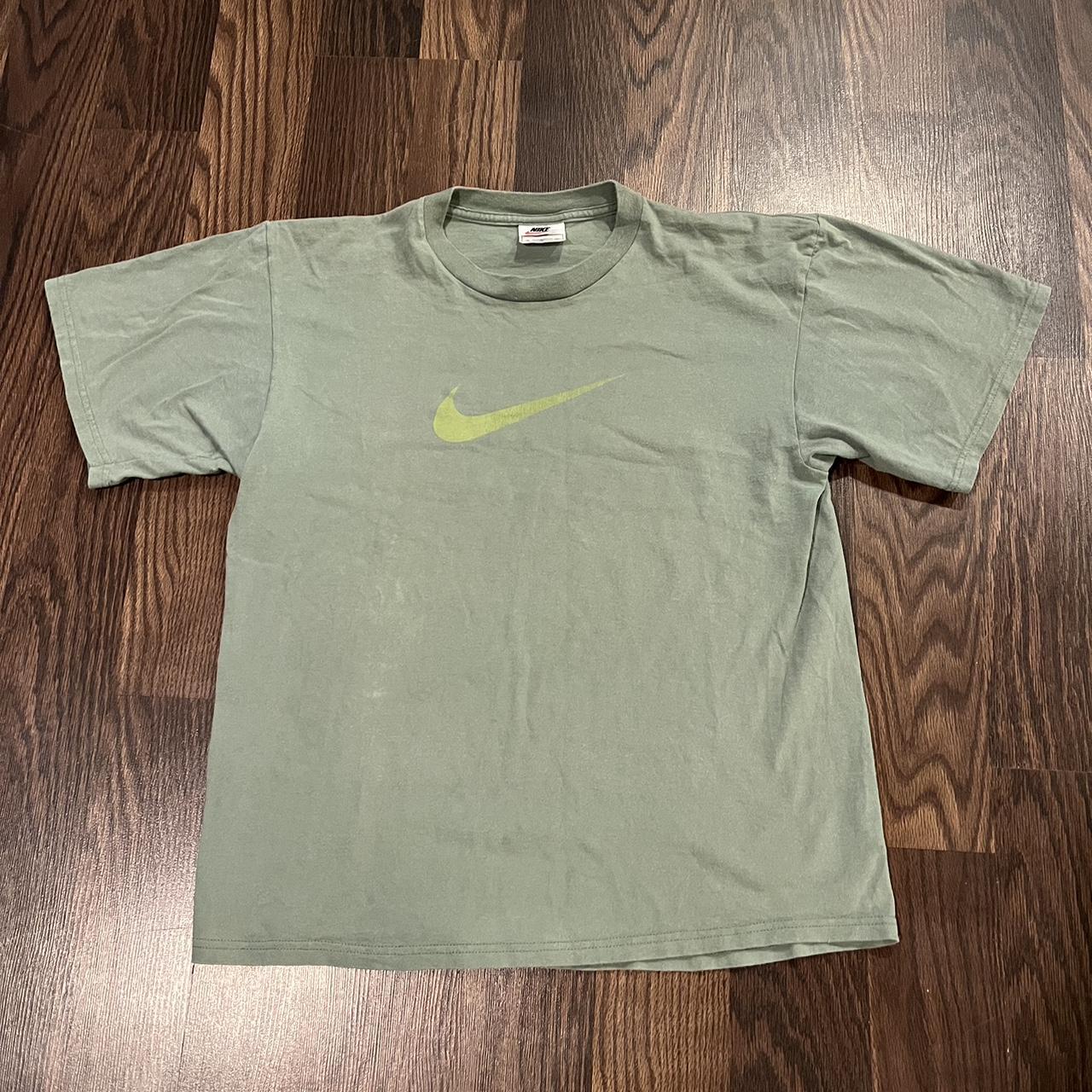 Bright green best sale nike shirt