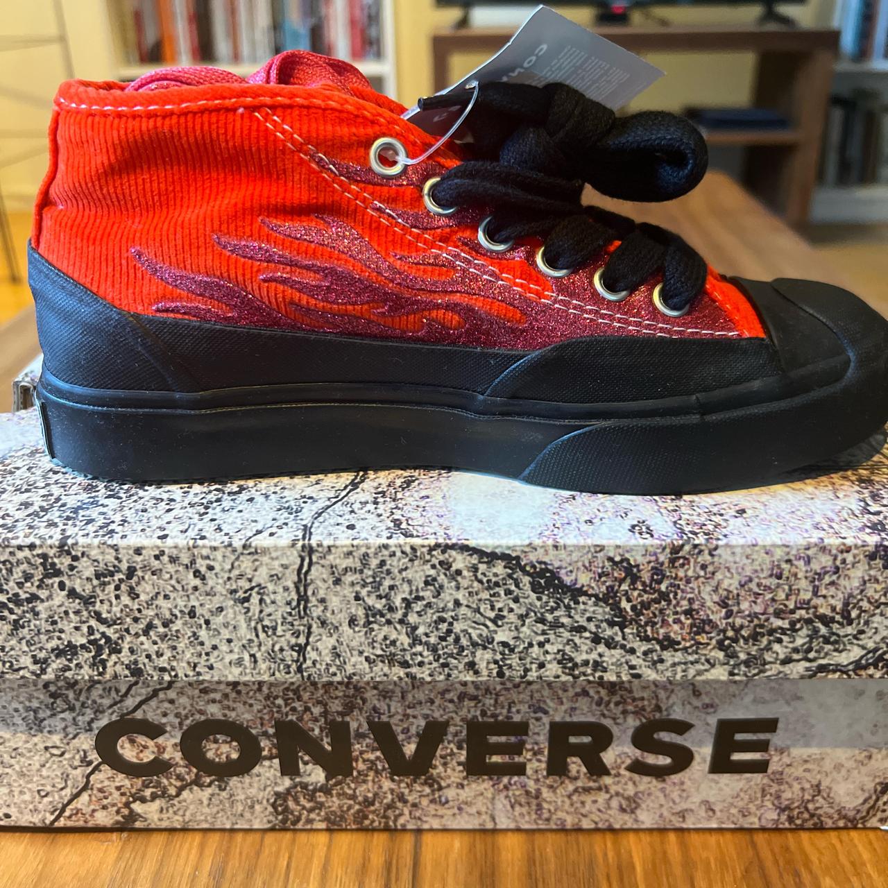 Converse ASAP Nast Chukka Mid Red Flame UK. Depop