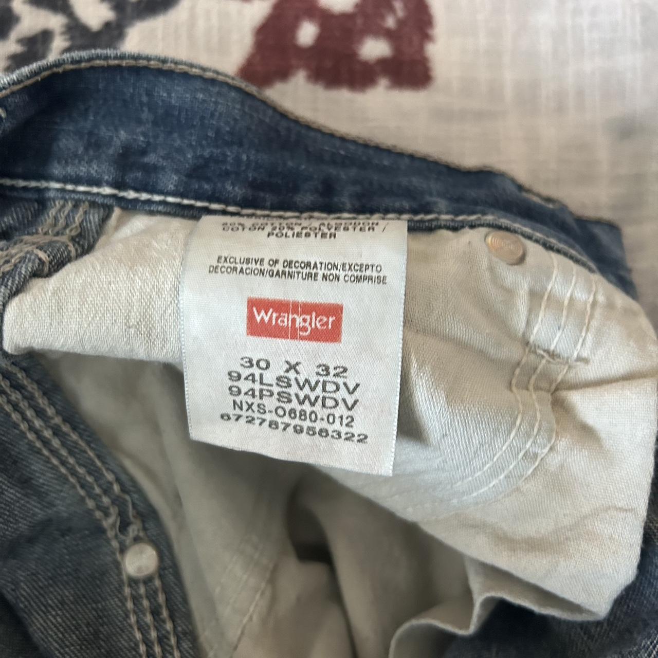 Blue wrangler carpenter jeans - Depop