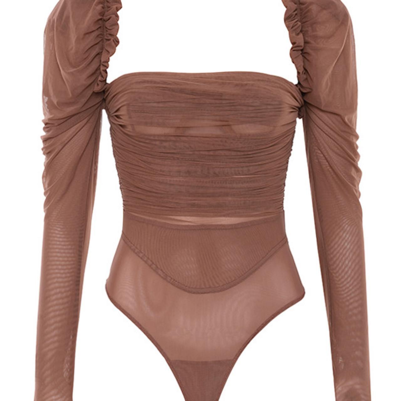 House of CB purchases Emme Ruched Chiffon Bodysuit