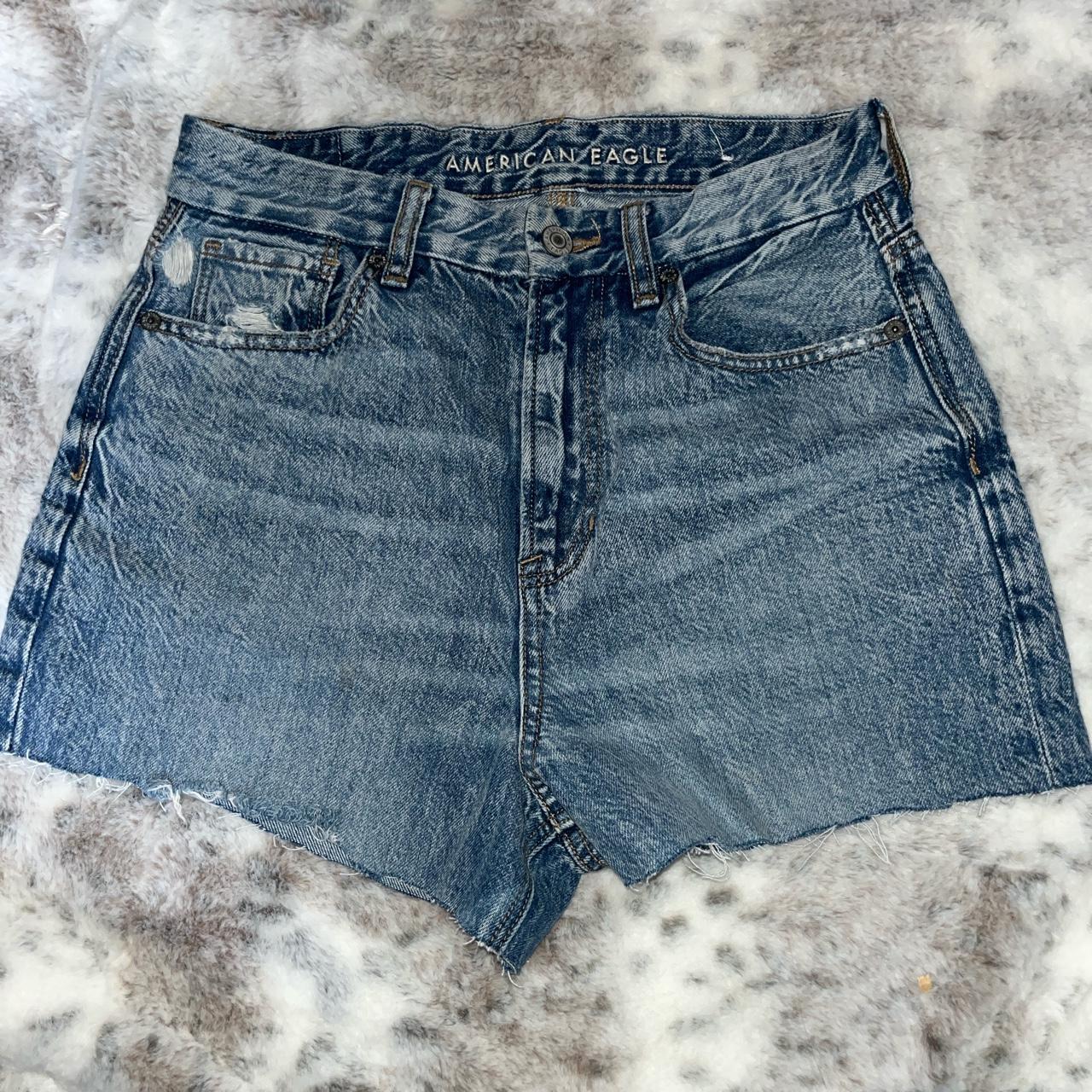 American Eagle Outfitters Women's Blue Shorts (2)