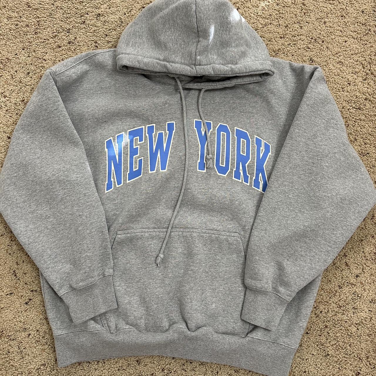 Blue and discount grey brandy hoodie