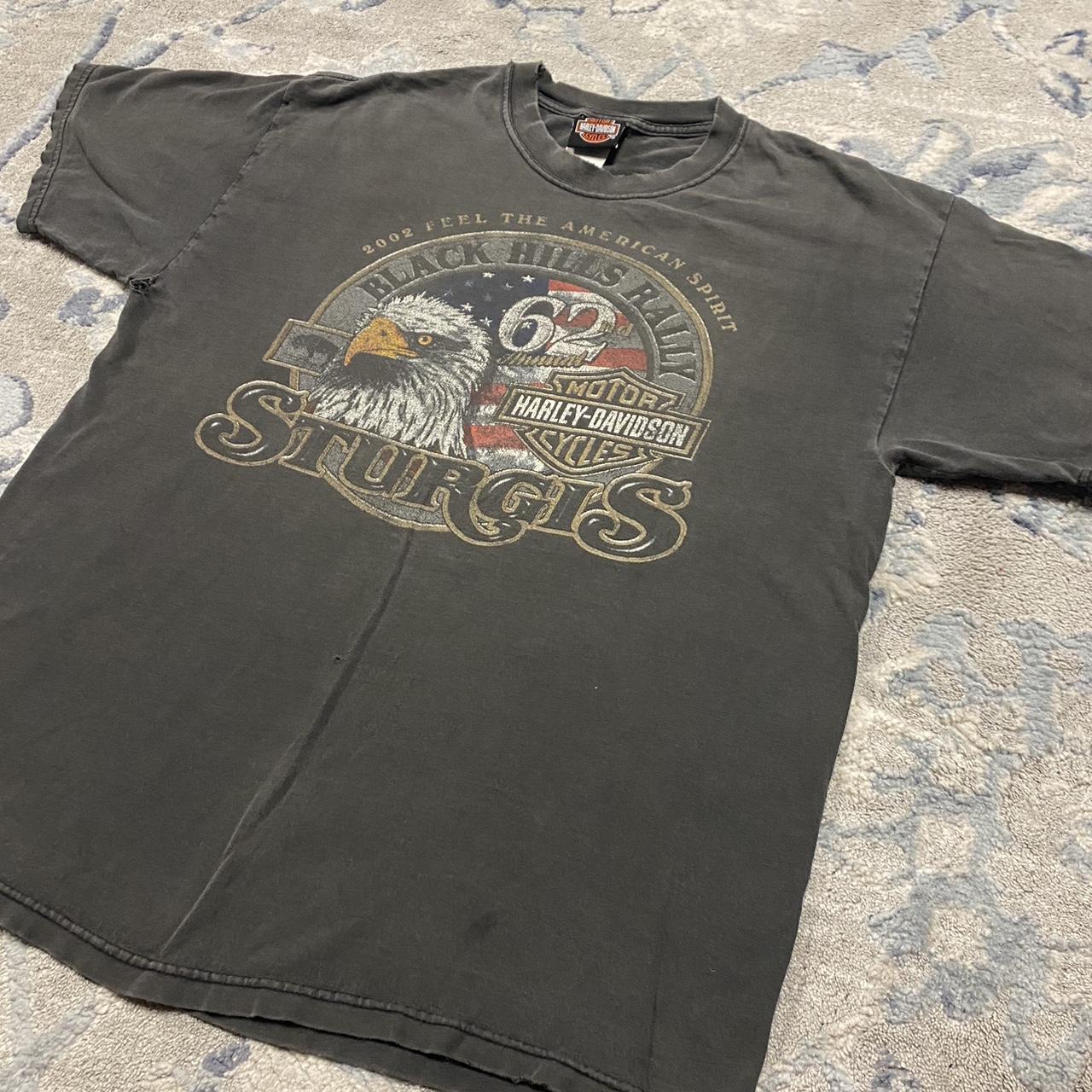 Vintage Harley Davidson Mount Rushmore Tee Super... - Depop