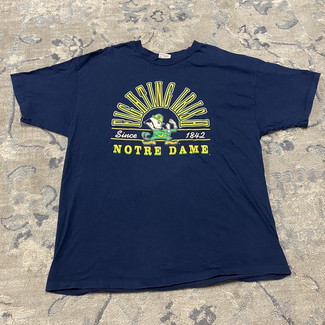 Vintage 90s Notre Dame Tee, Super cool graphic on...