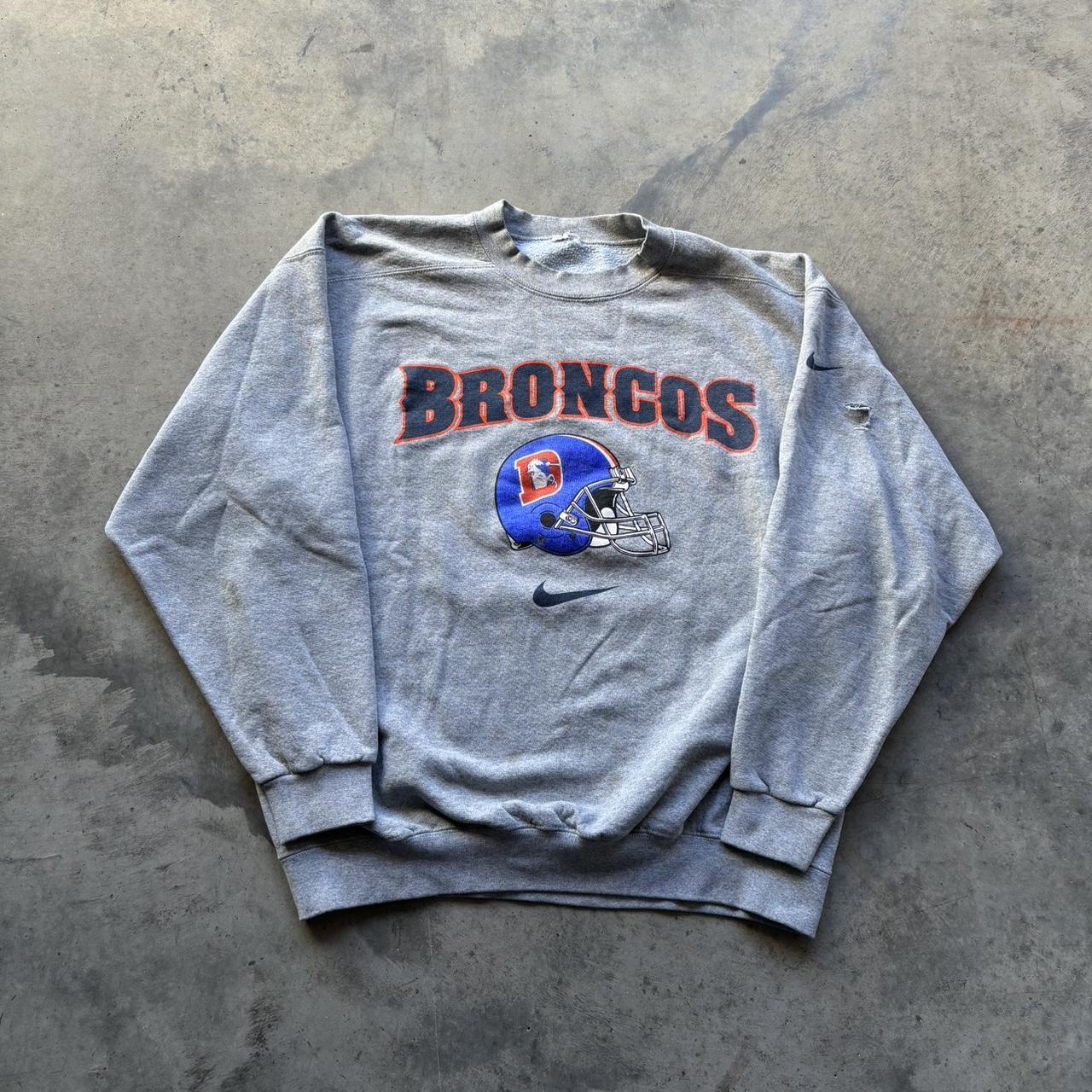 Nike clearance broncos sweatshirt