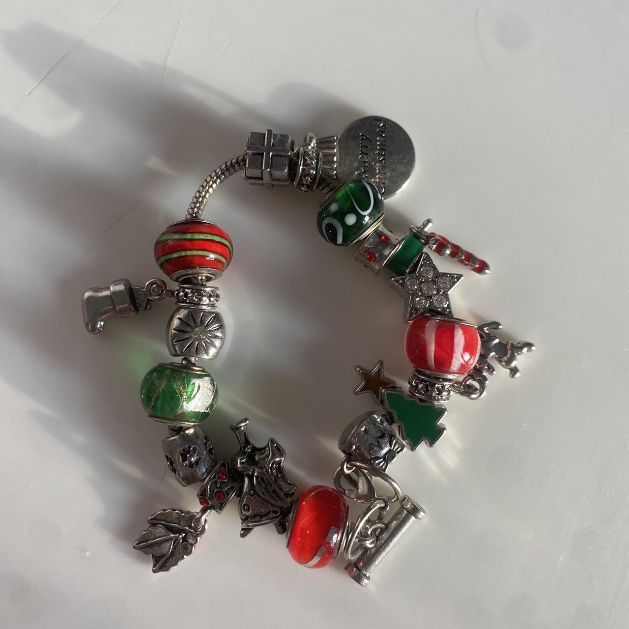 Pandora christmas store charm bracelet