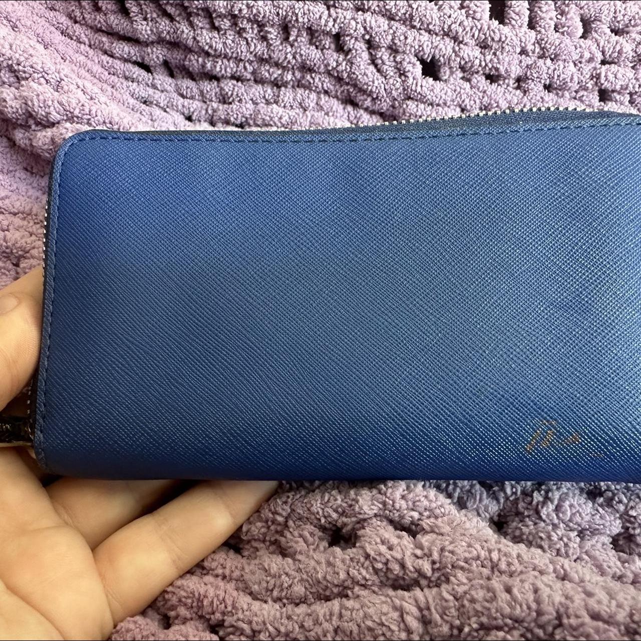 Louis Vuitton Navy Blue Wallet !! - Depop