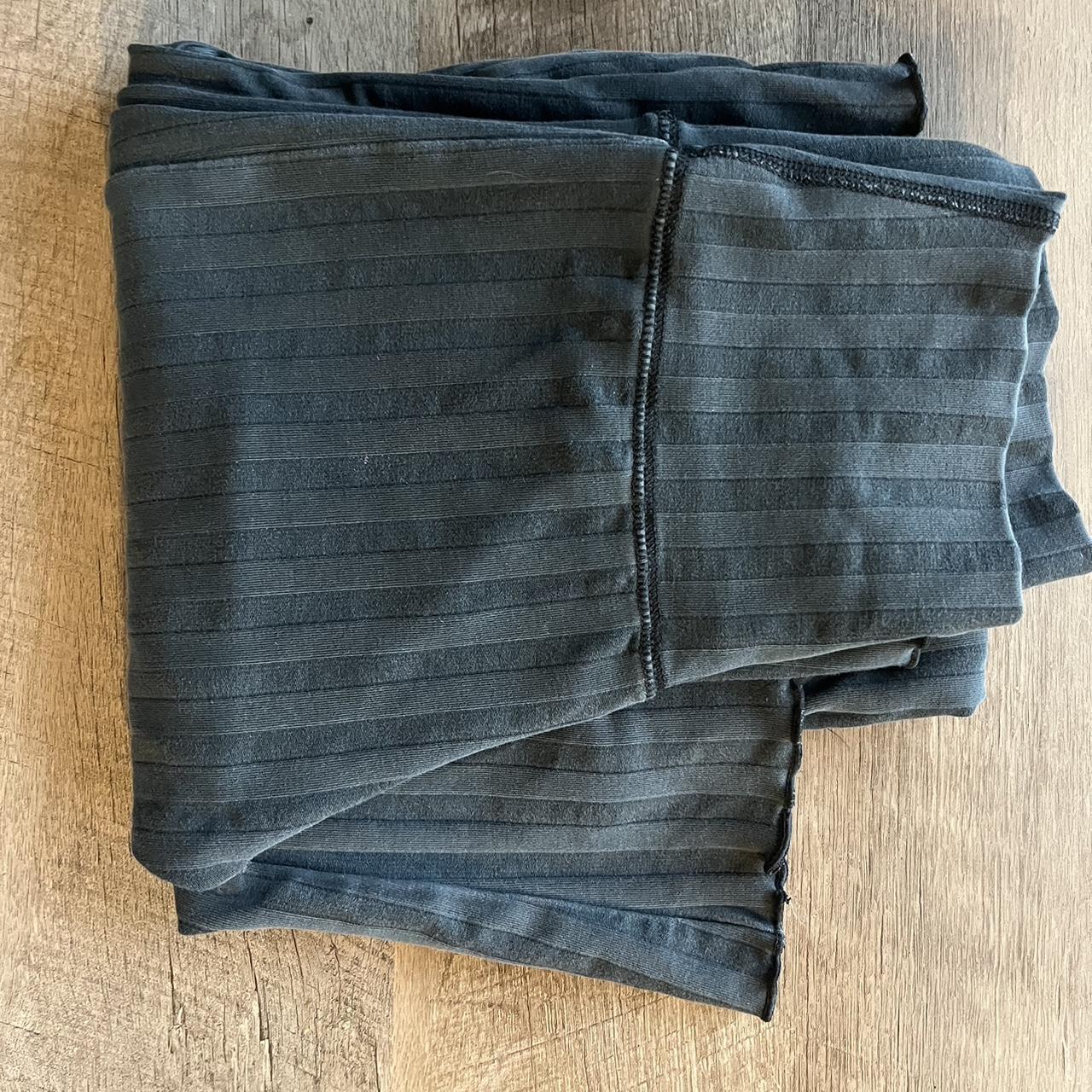 aerie offline grey striped flare leggings (sold out - Depop