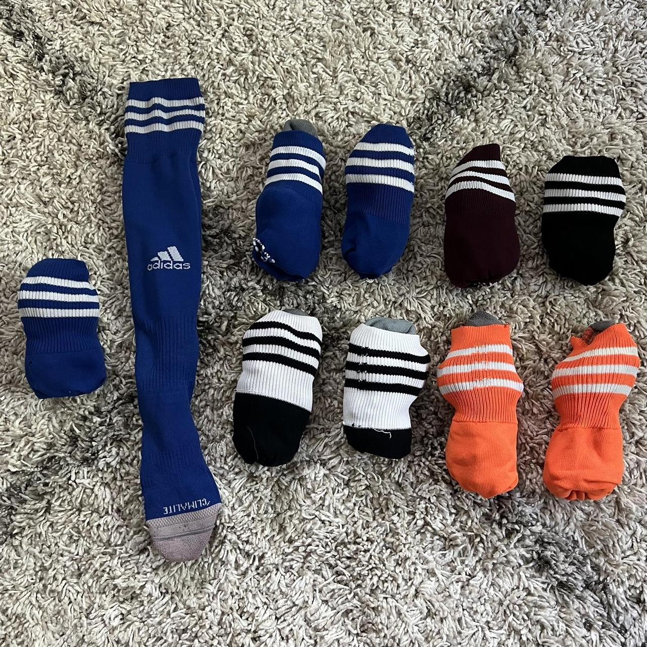 Orange adidas outlet soccer socks