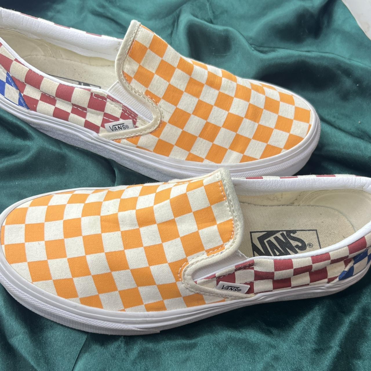 Checkered color vans best sale