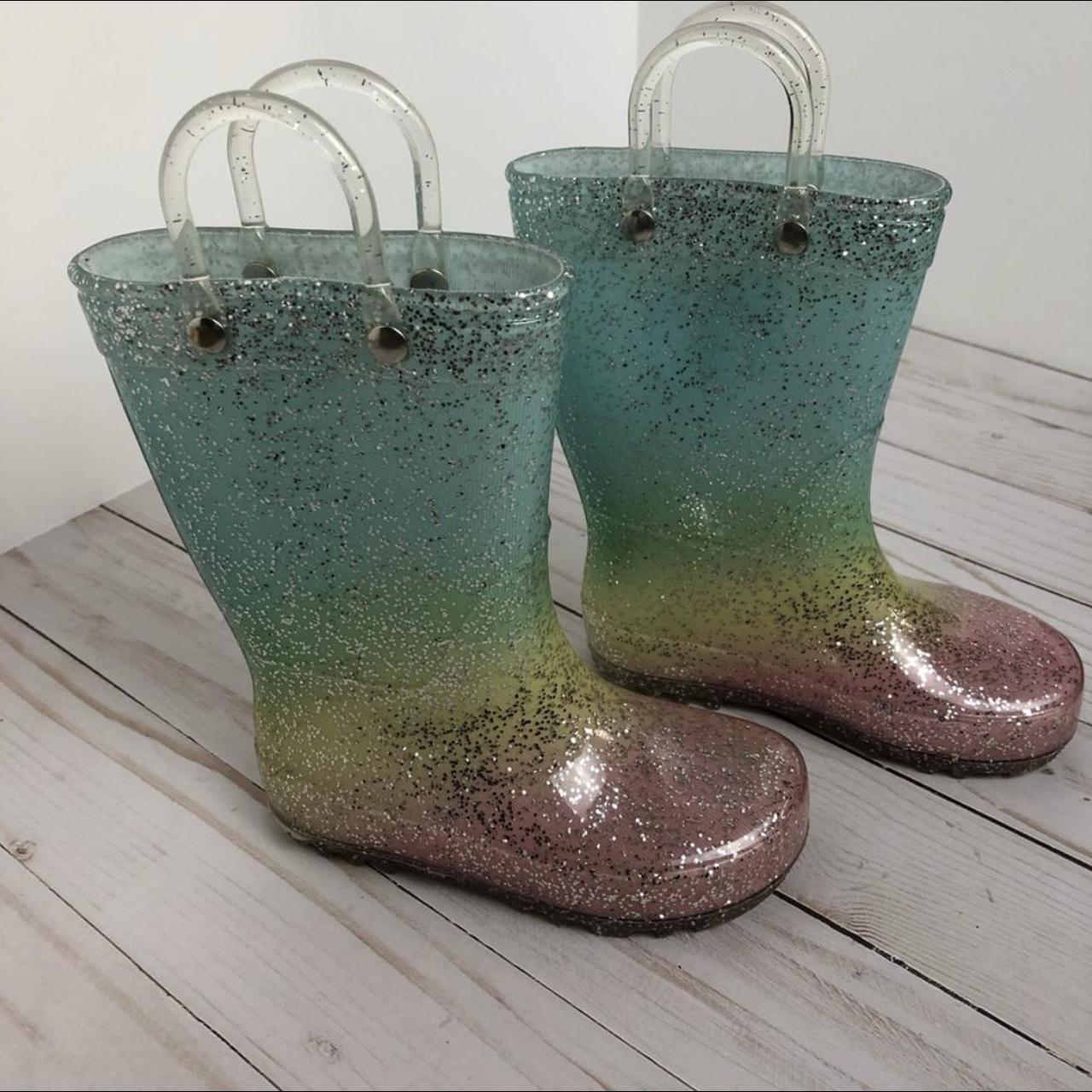 cat and jack glitter boots