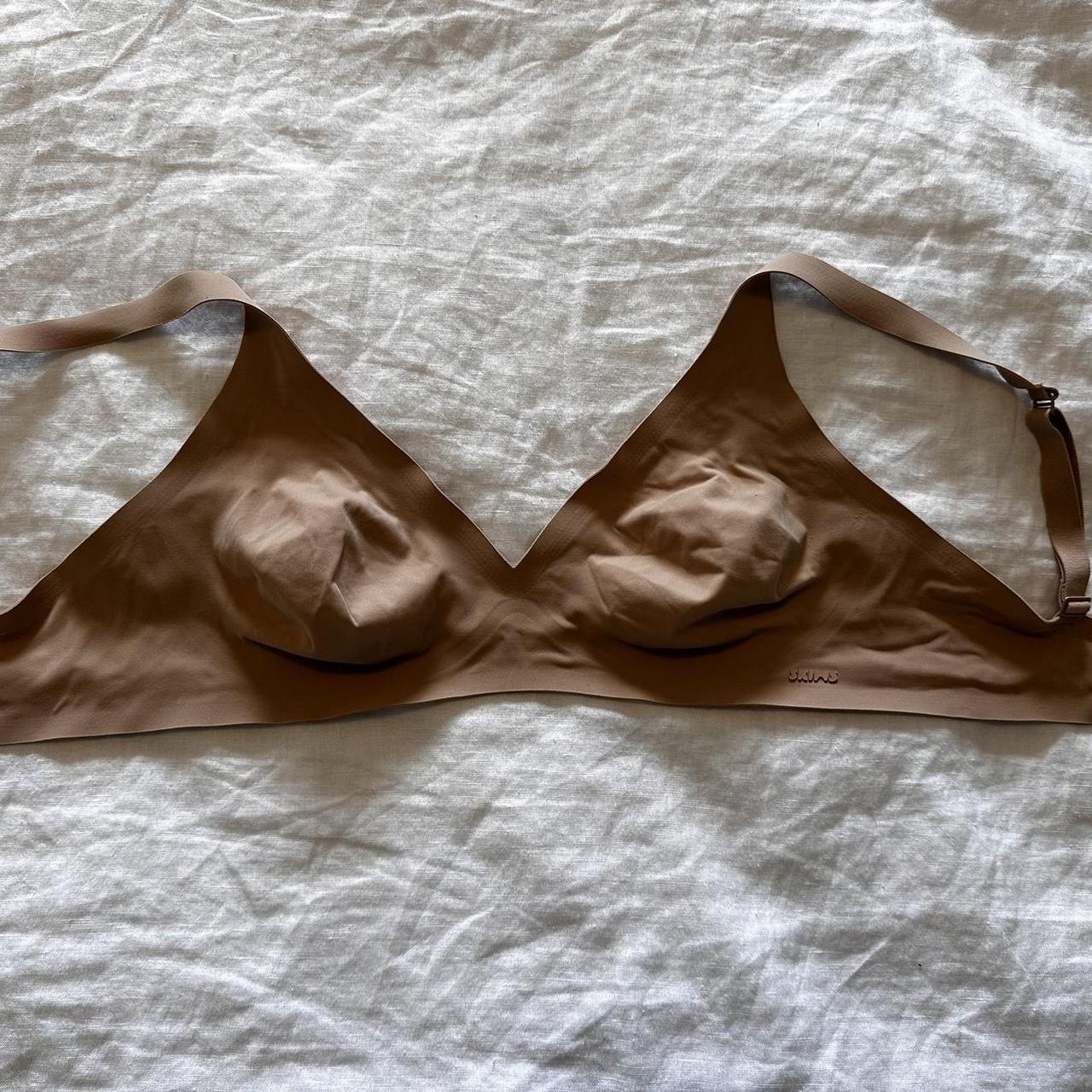 Skims Naked Plunge Bralette Size Medium Wireless Depop