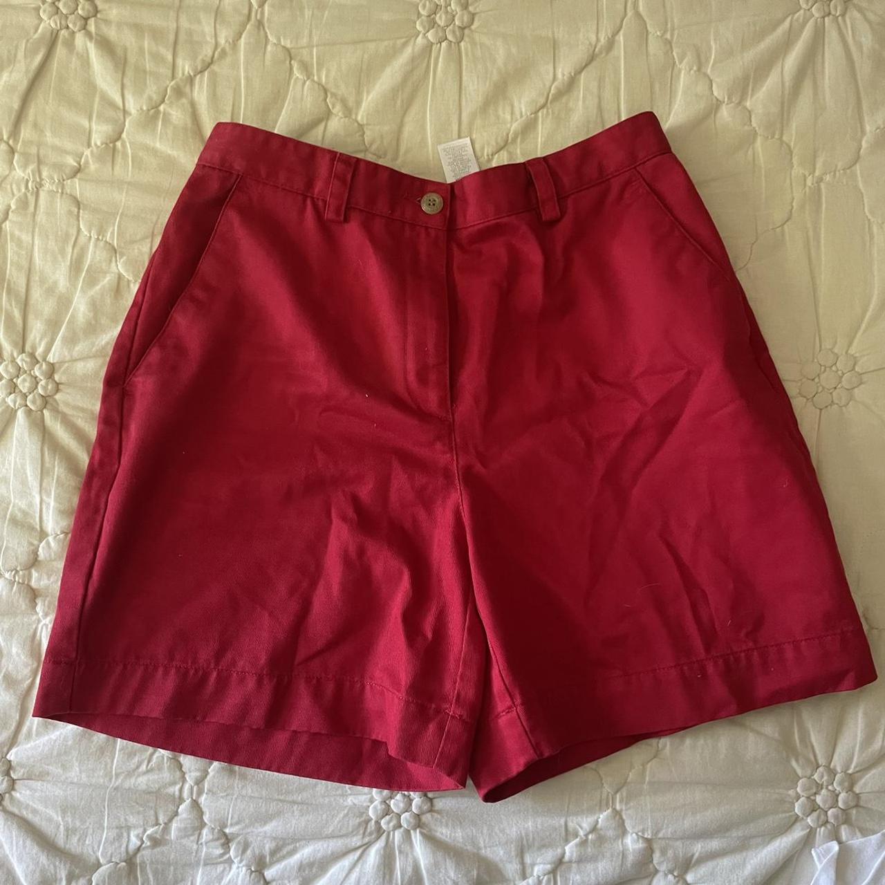 High Waisted Red Shorts By The Brand Liz Claiborne Depop