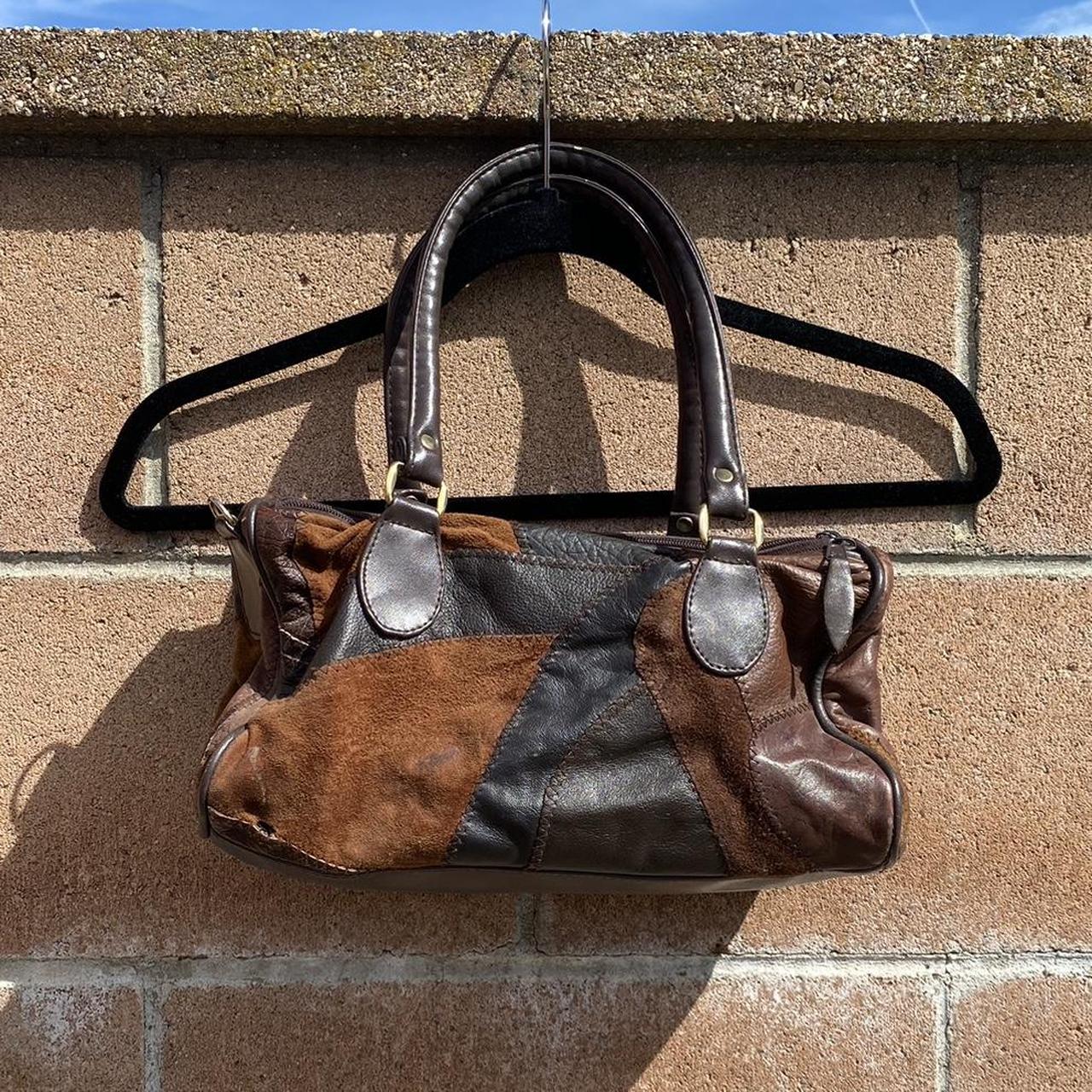Leather Patchwork Purse — Holy Thrift
