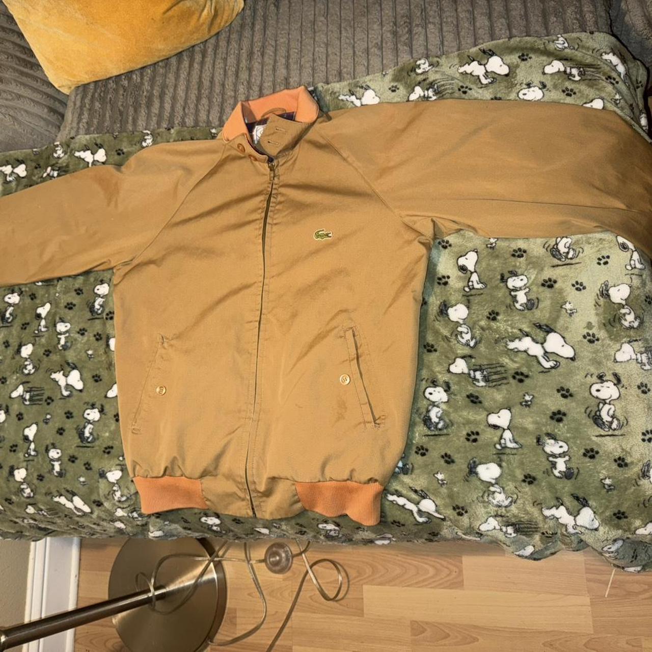 Lacoste Men's Bomber Jacket - Multi/Tan - S – IZO… - image 3