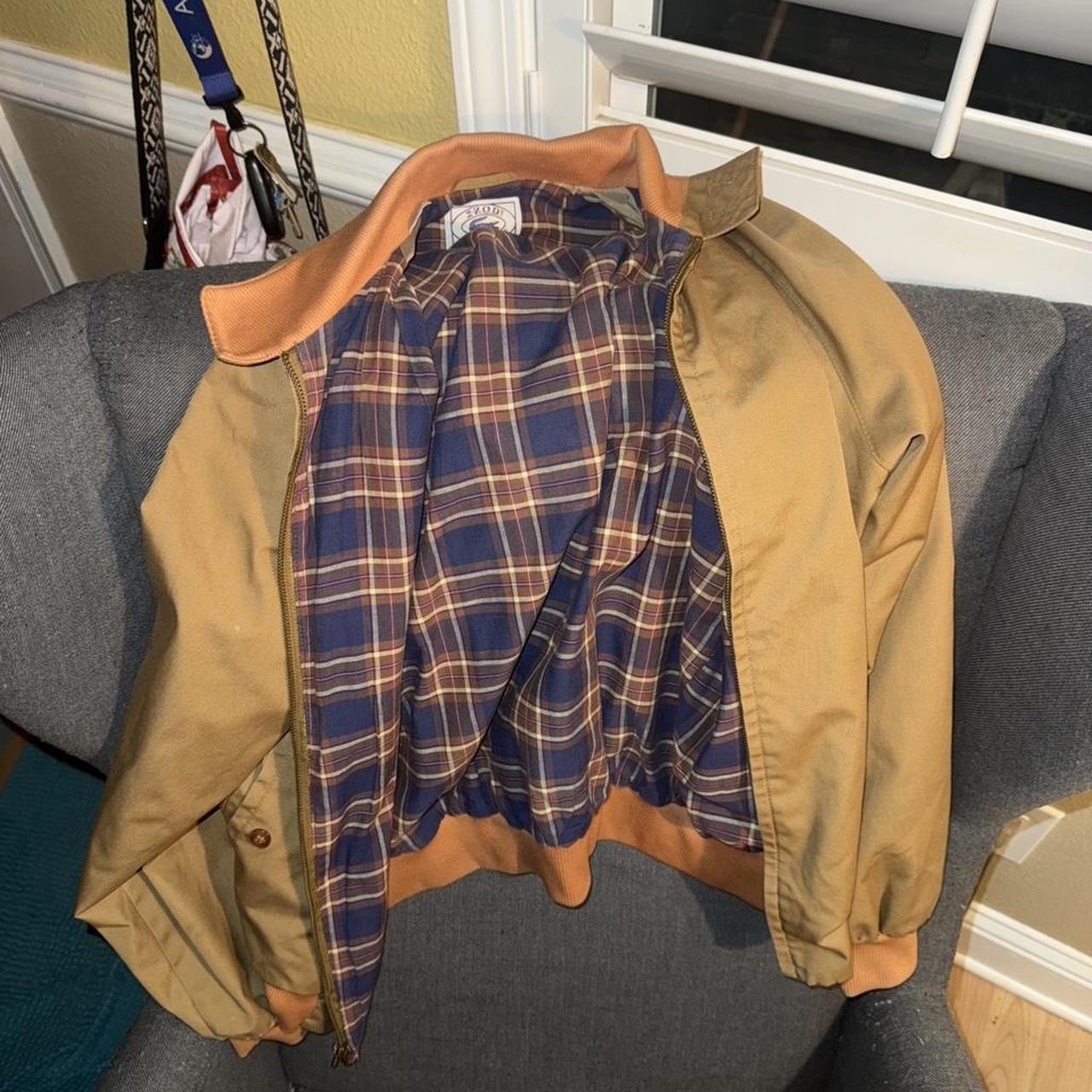 Lacoste Men's Bomber Jacket - Multi/Tan - S – IZO… - image 1