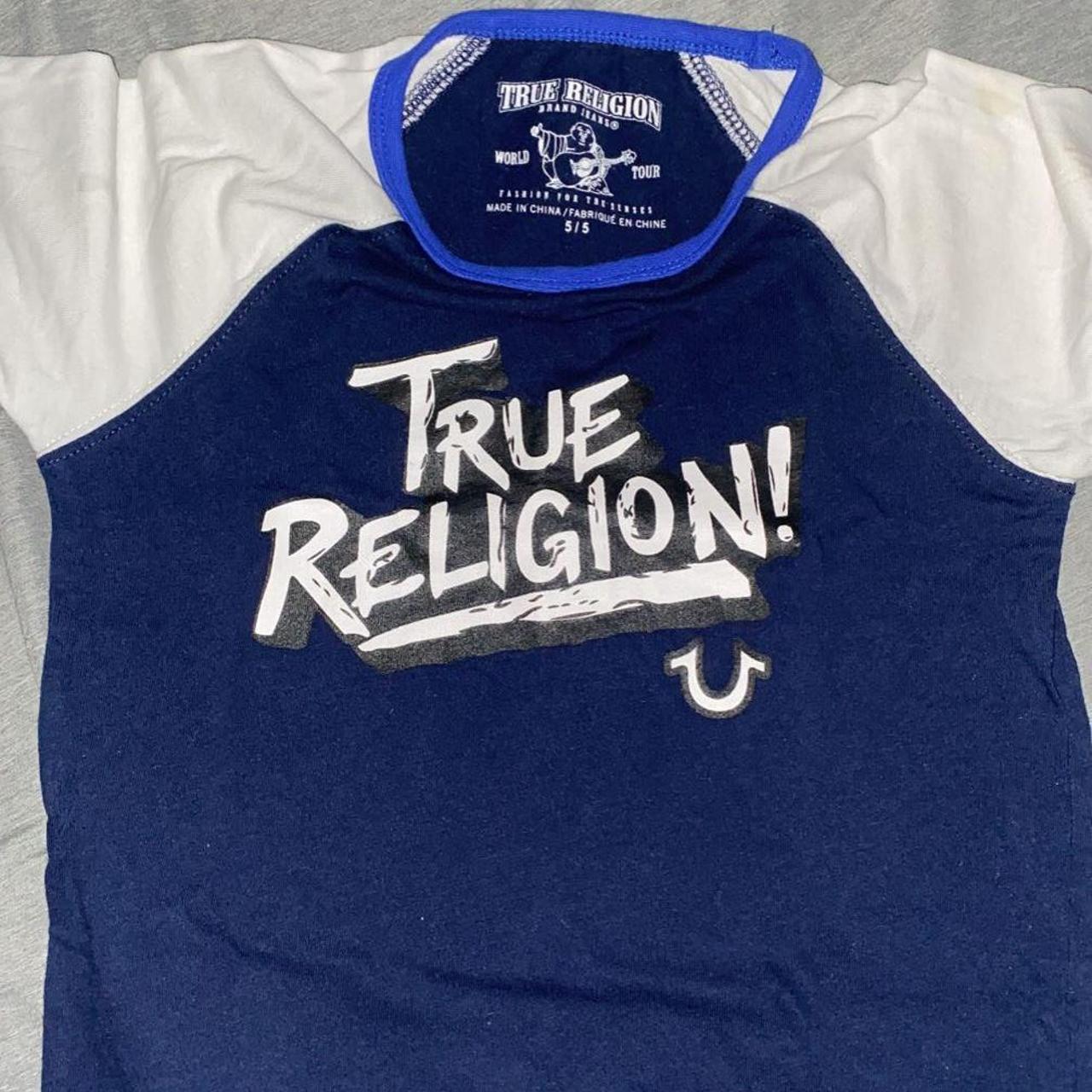 Boys true religion t hot sale shirt