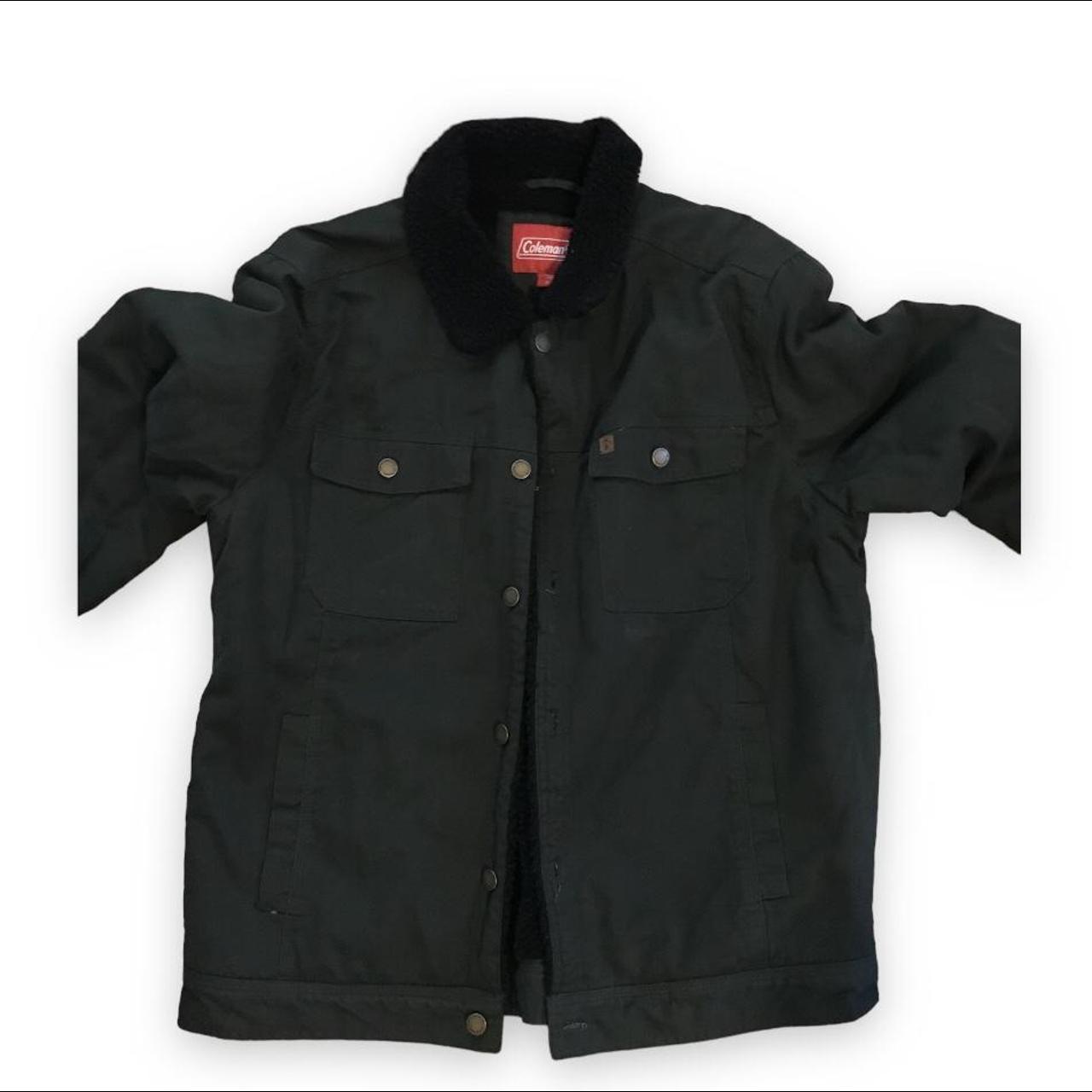 Coleman Sherpa Lined Durable Twill Workwear Jacket / - Depop