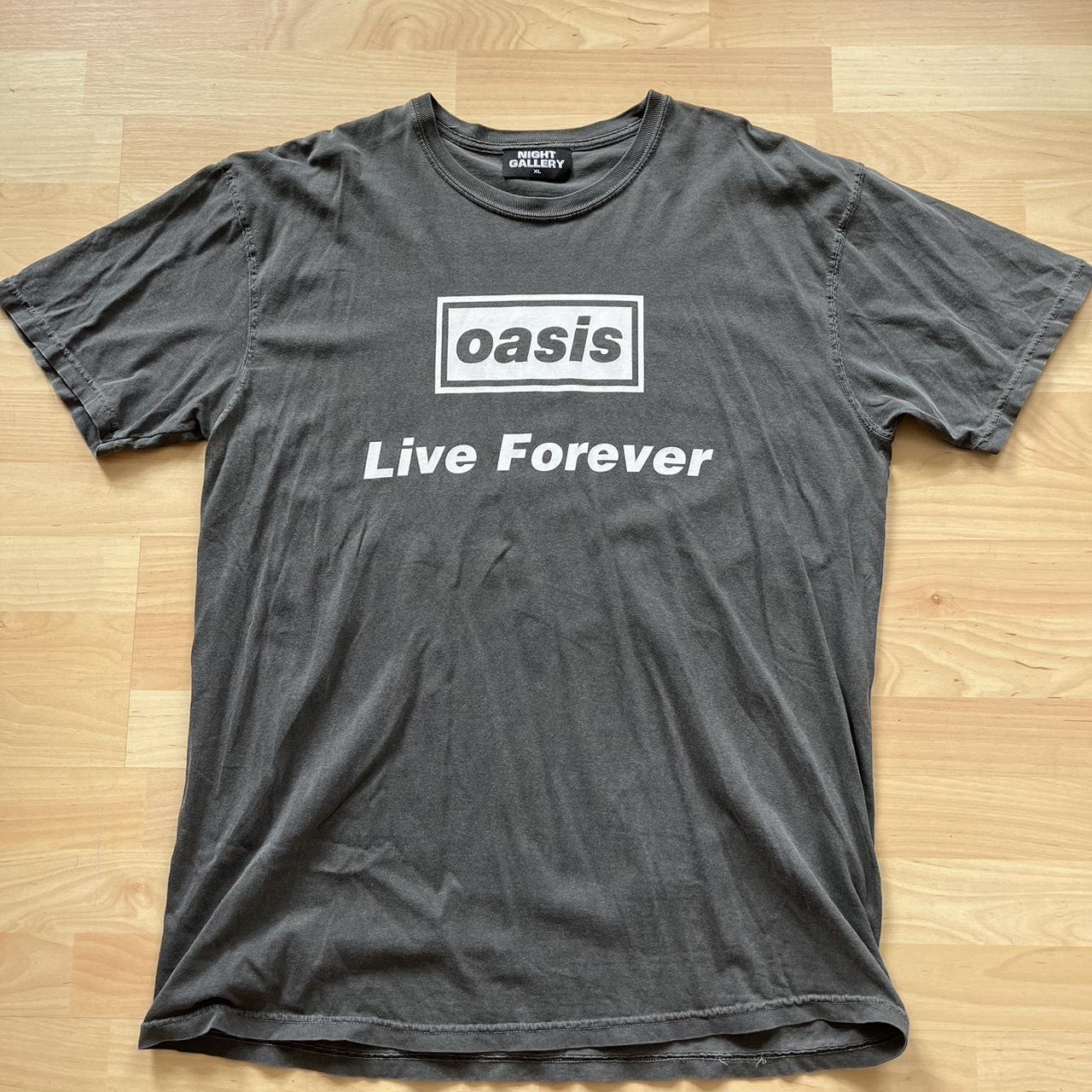 oasis live forever t shirt