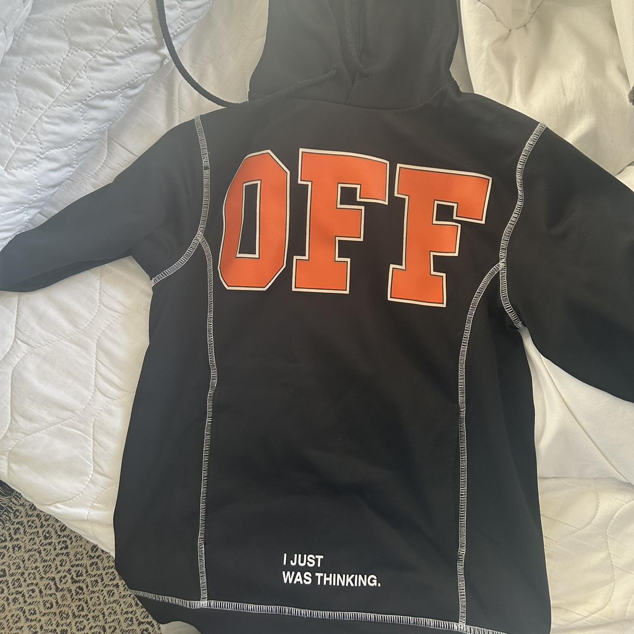 Off white i clearance just was thinking hoodie