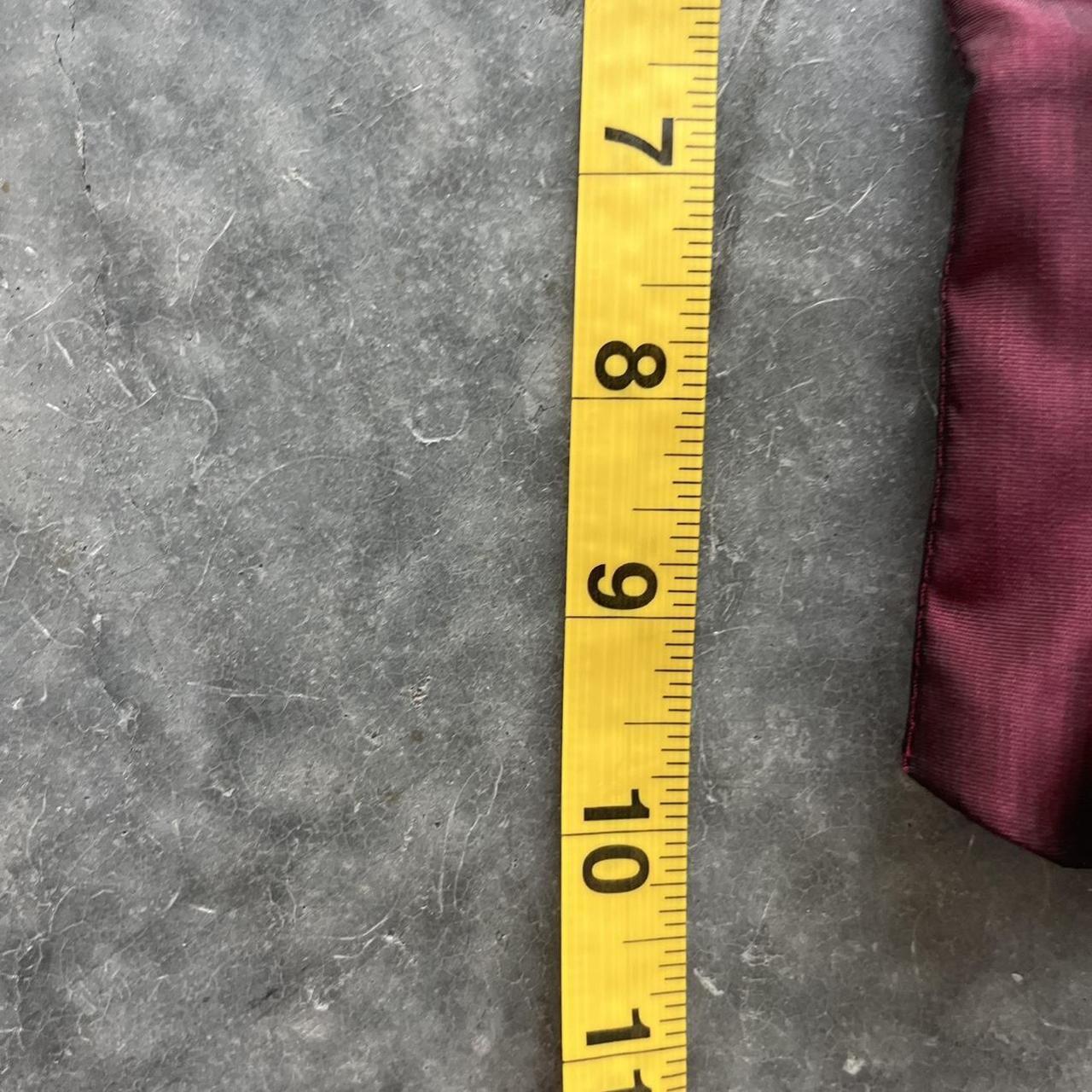 Vintage Women's Dress - Burgundy/Red - M – Vintag… - image 6