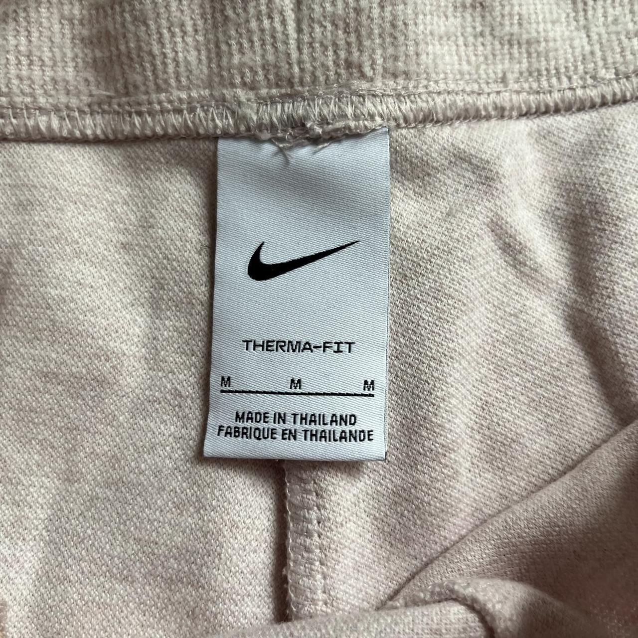 Pink Nike Therma- Fit Sweatpants -size medium... - Depop