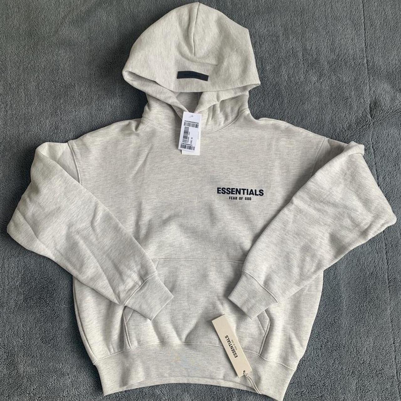 Fear of God Women's Grey Hoodie | Depop