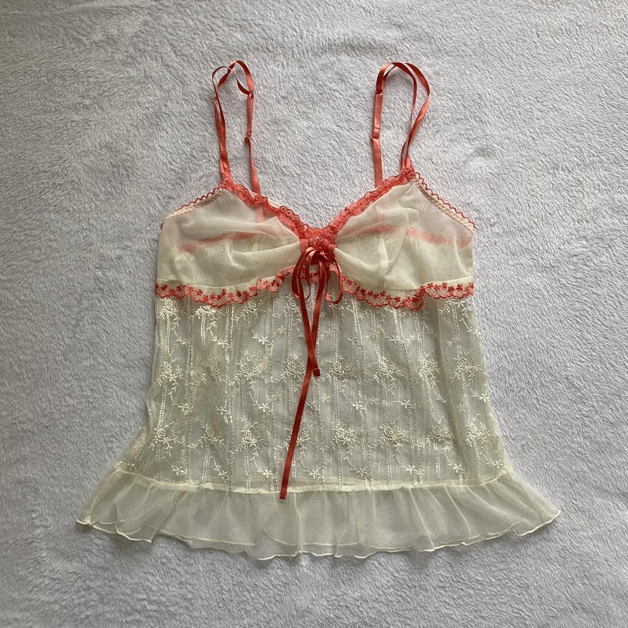 Coquette Japanese Babydoll Cami Top Floral Depop