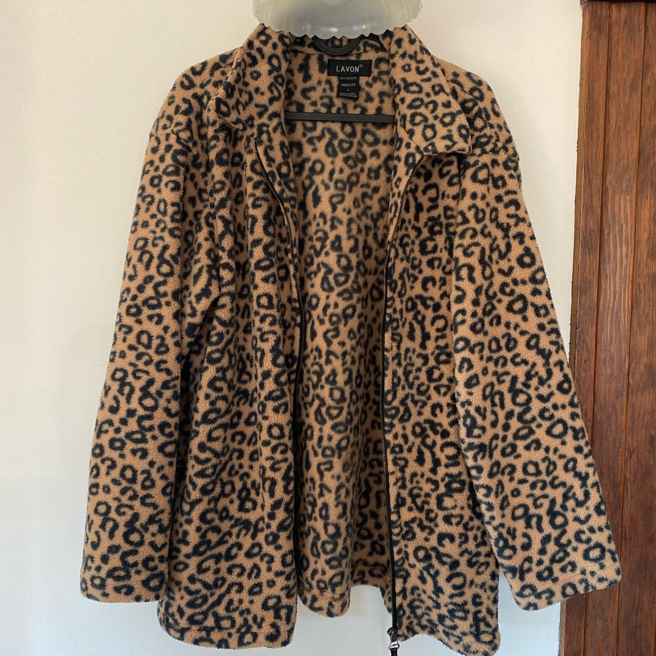 Leopard Lavon jacket (comfy and warm!) - Depop