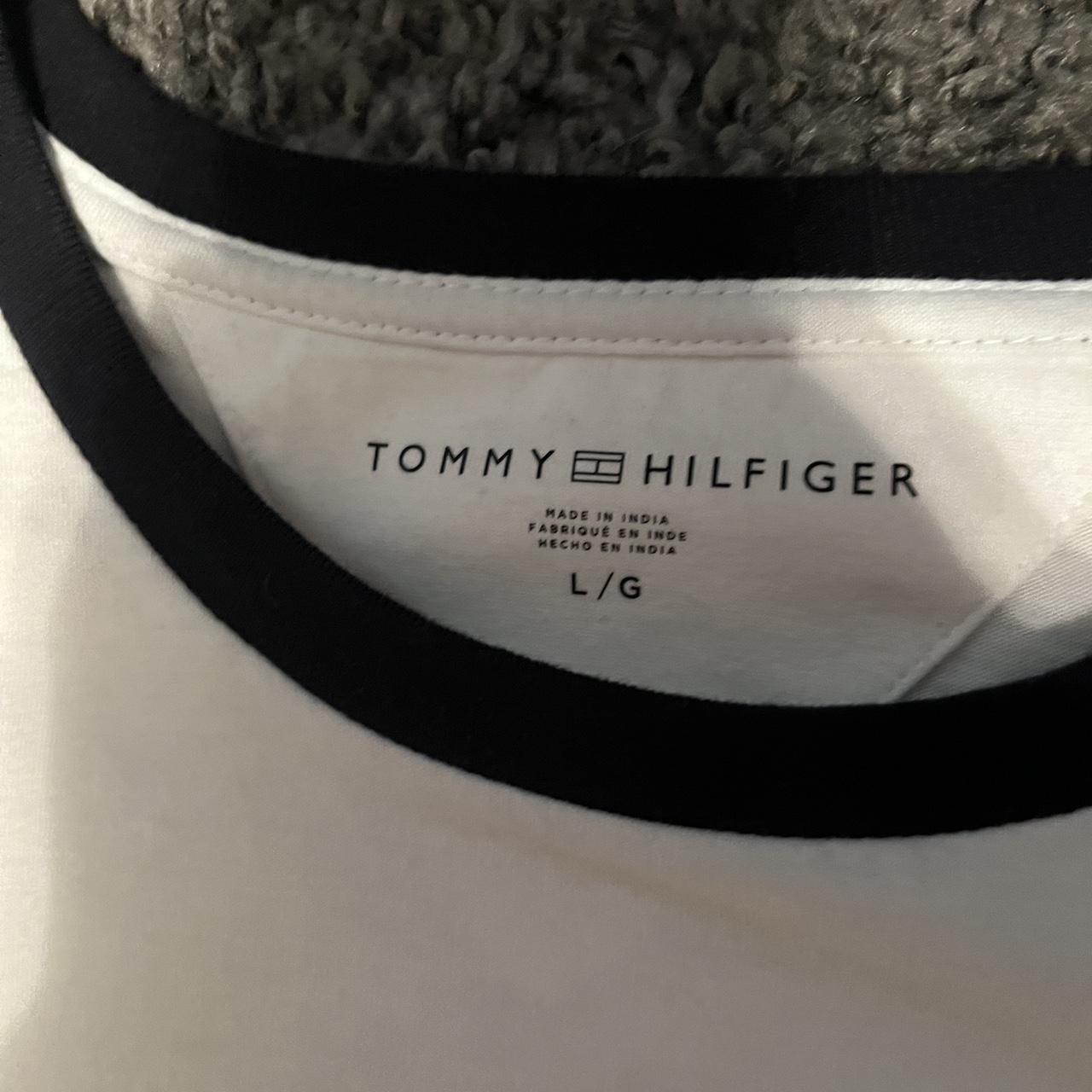 White Tommy Hilfiger Shirt Perfect Condition Size... - Depop