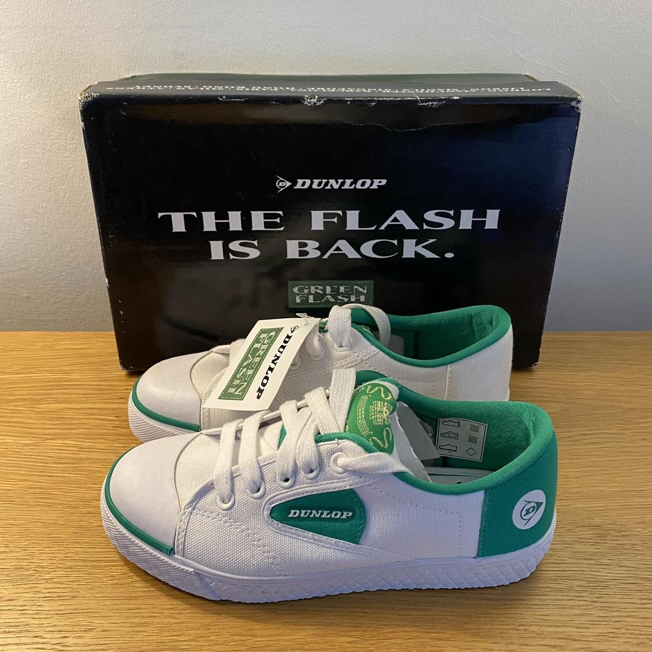 Ladies dunlop green flash on sale trainers