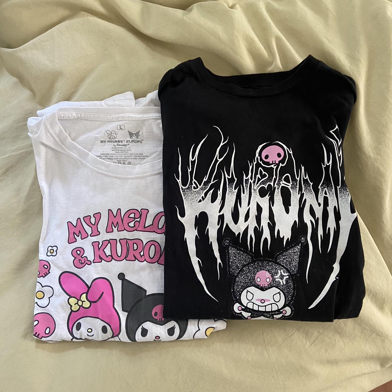 My Melody and Kuromi t-shirt (Black one has... - Depop