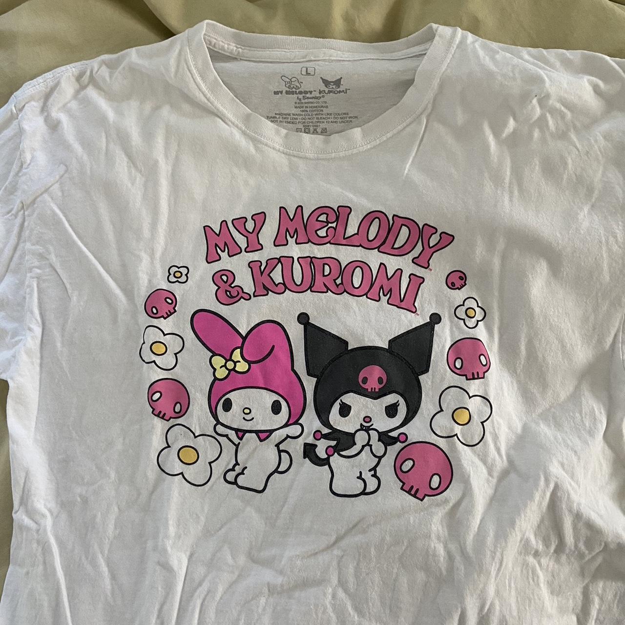 My Melody and Kuromi t-shirt (Black one has... - Depop
