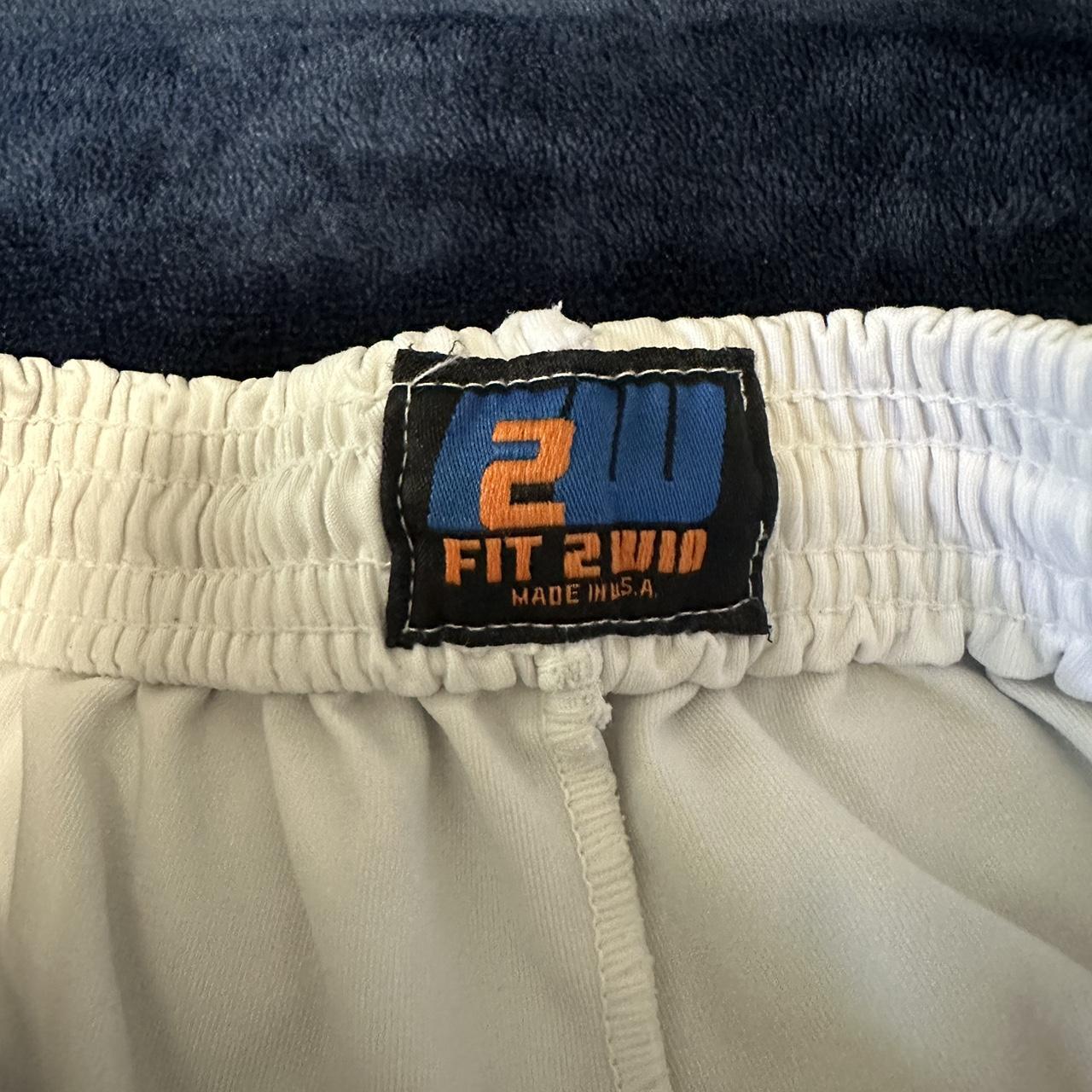 Duke Men's White and Blue Shorts (2)