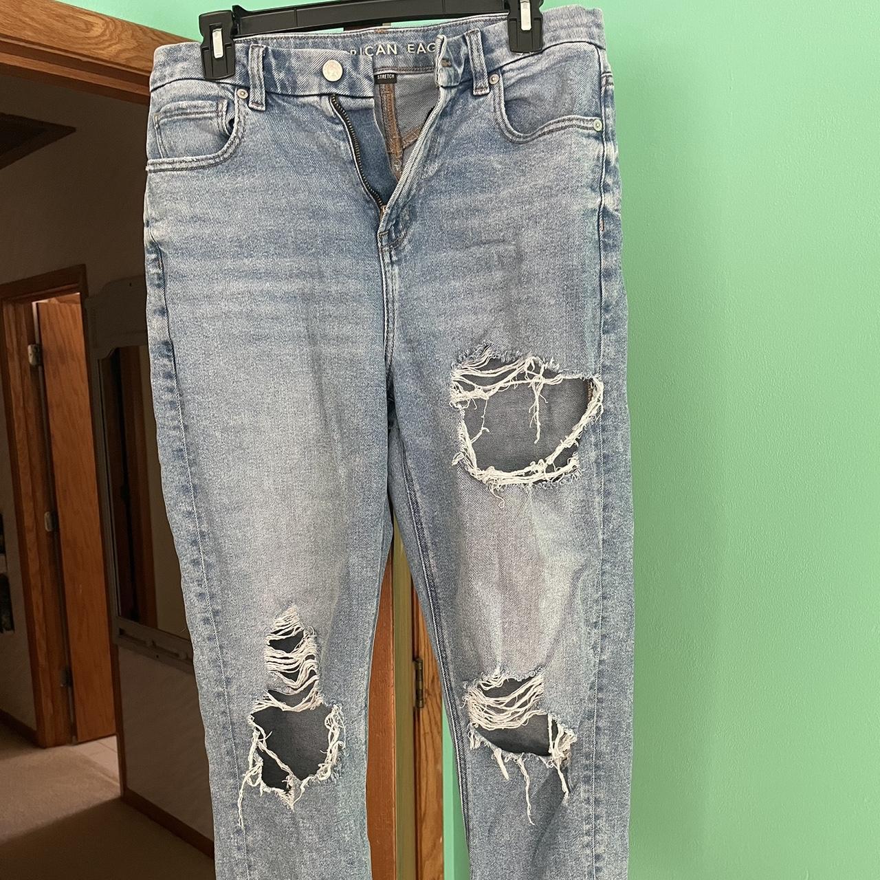 American eagle best sale jeans no rips