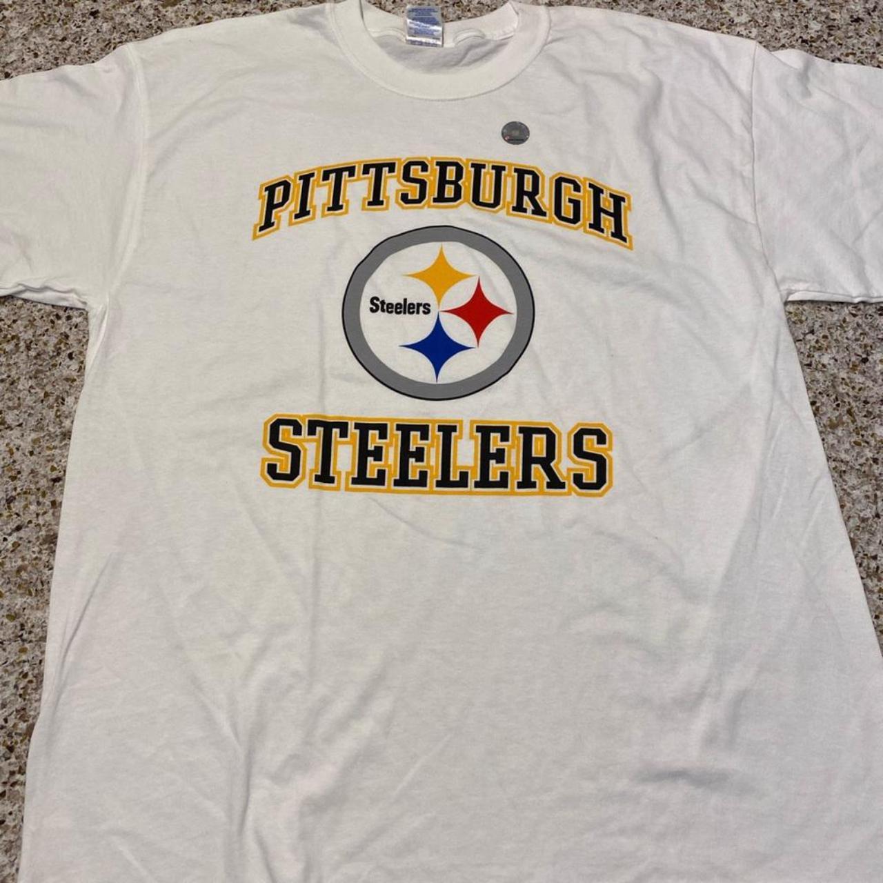 Vintage Mens Pittsburgh Steelers NFL Football Shirt - Depop