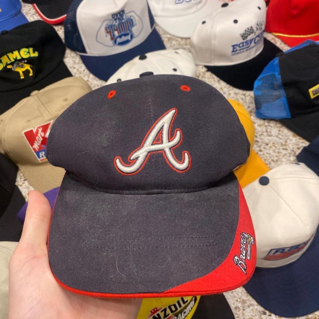 Vintage Atlanta Braves Hat. Cool Hat, in great - Depop