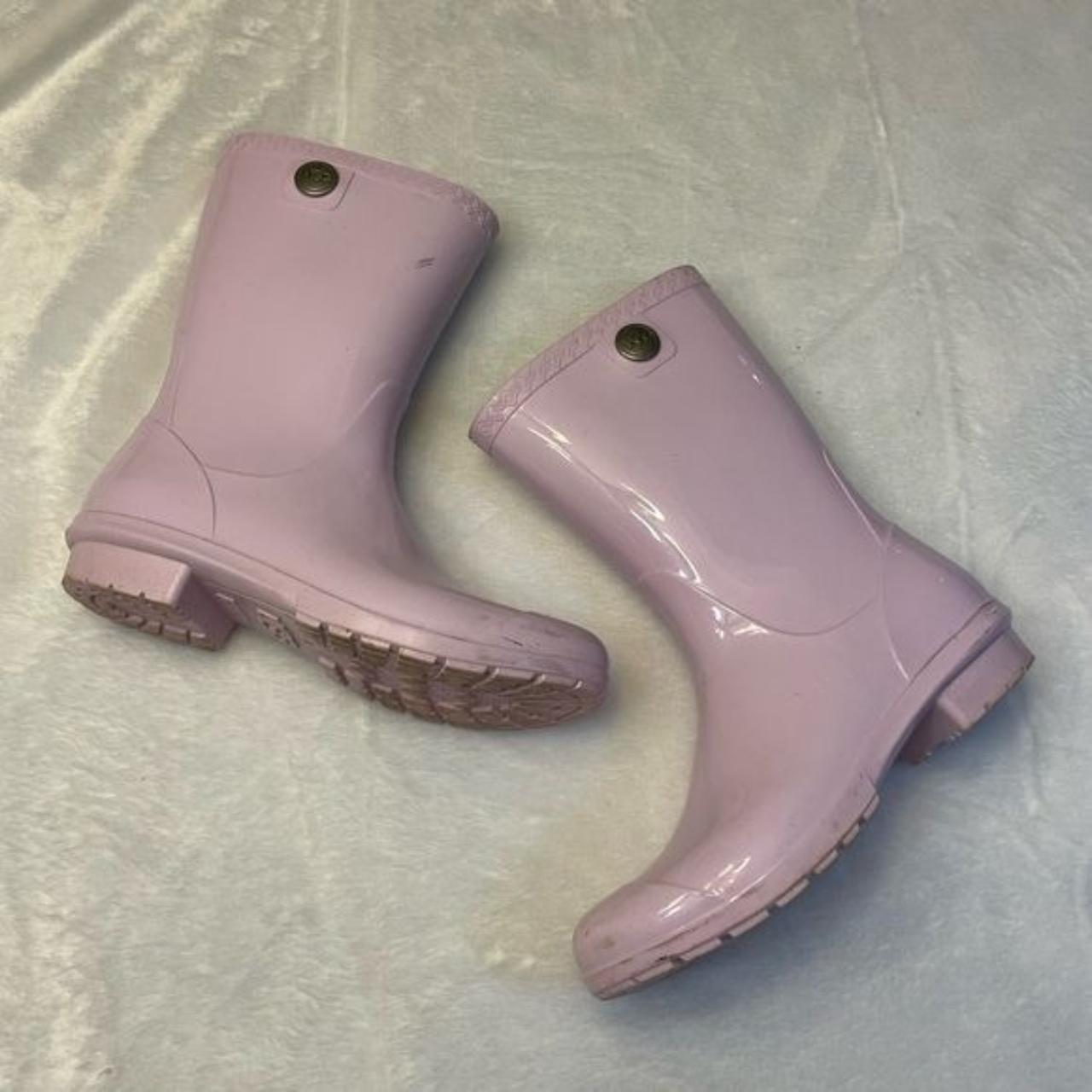 Ugg rain boots on sale pink