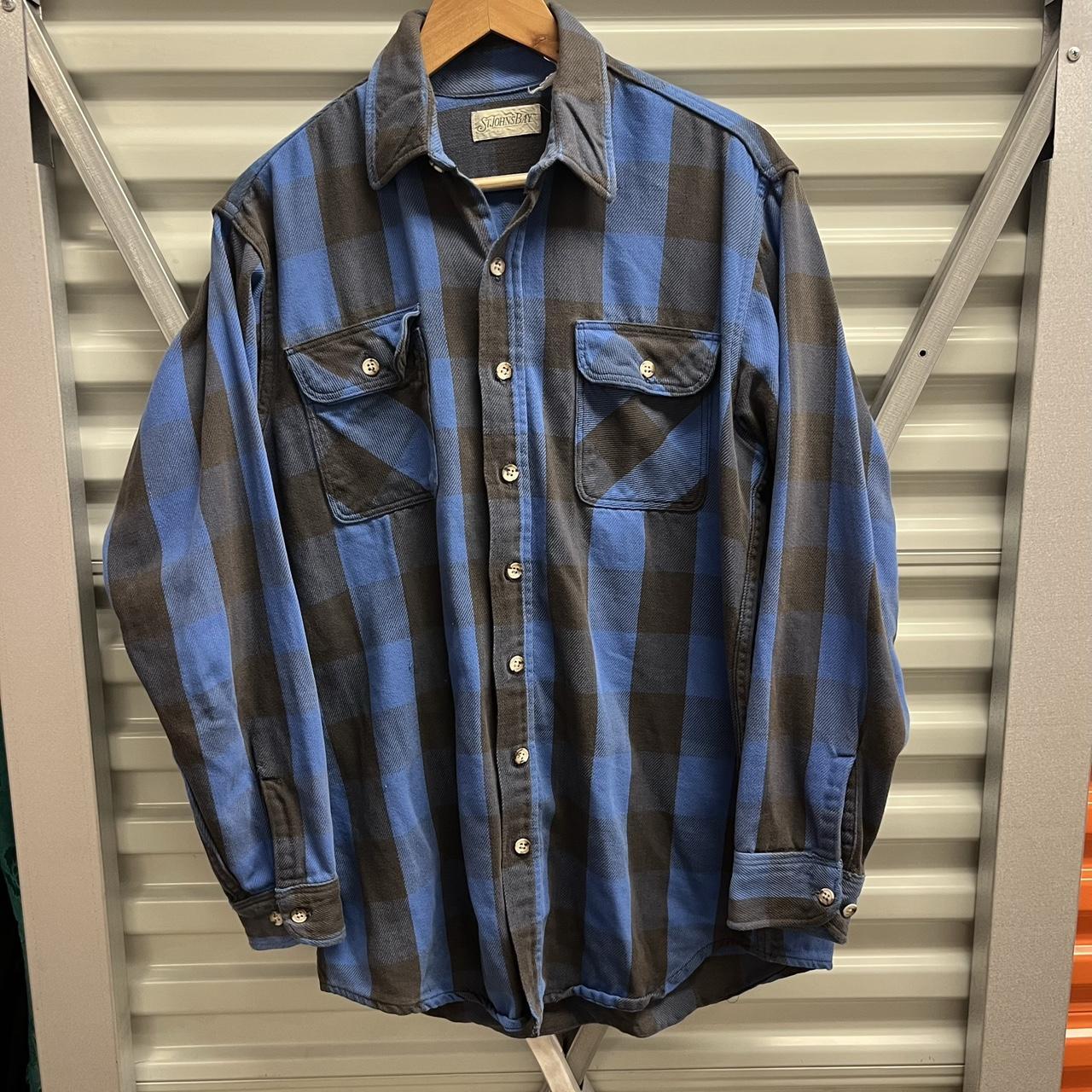 Vintage St. John’s Bay Heavyweight Work Flannel...